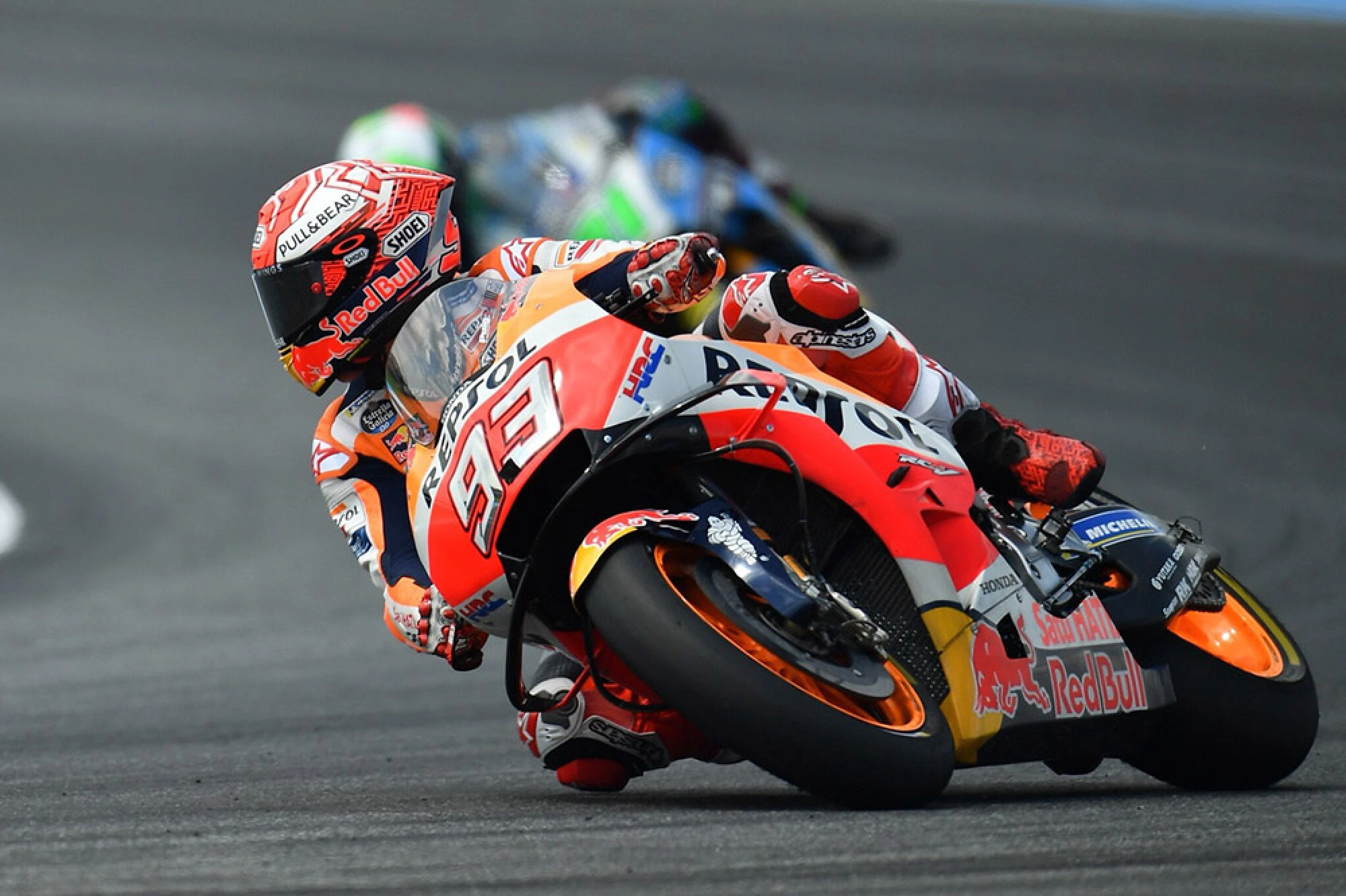 Marquez starts in pole position in MotoGP Thailand