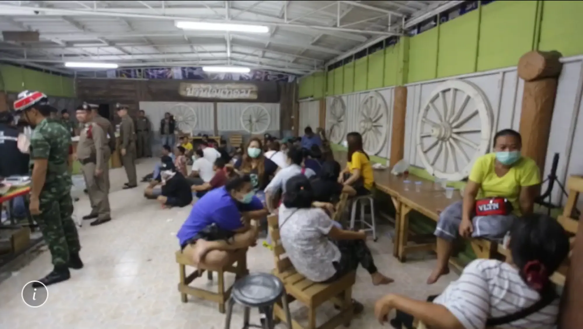 Police, troops double down on Bangkok dicing den, net 47 gamblers