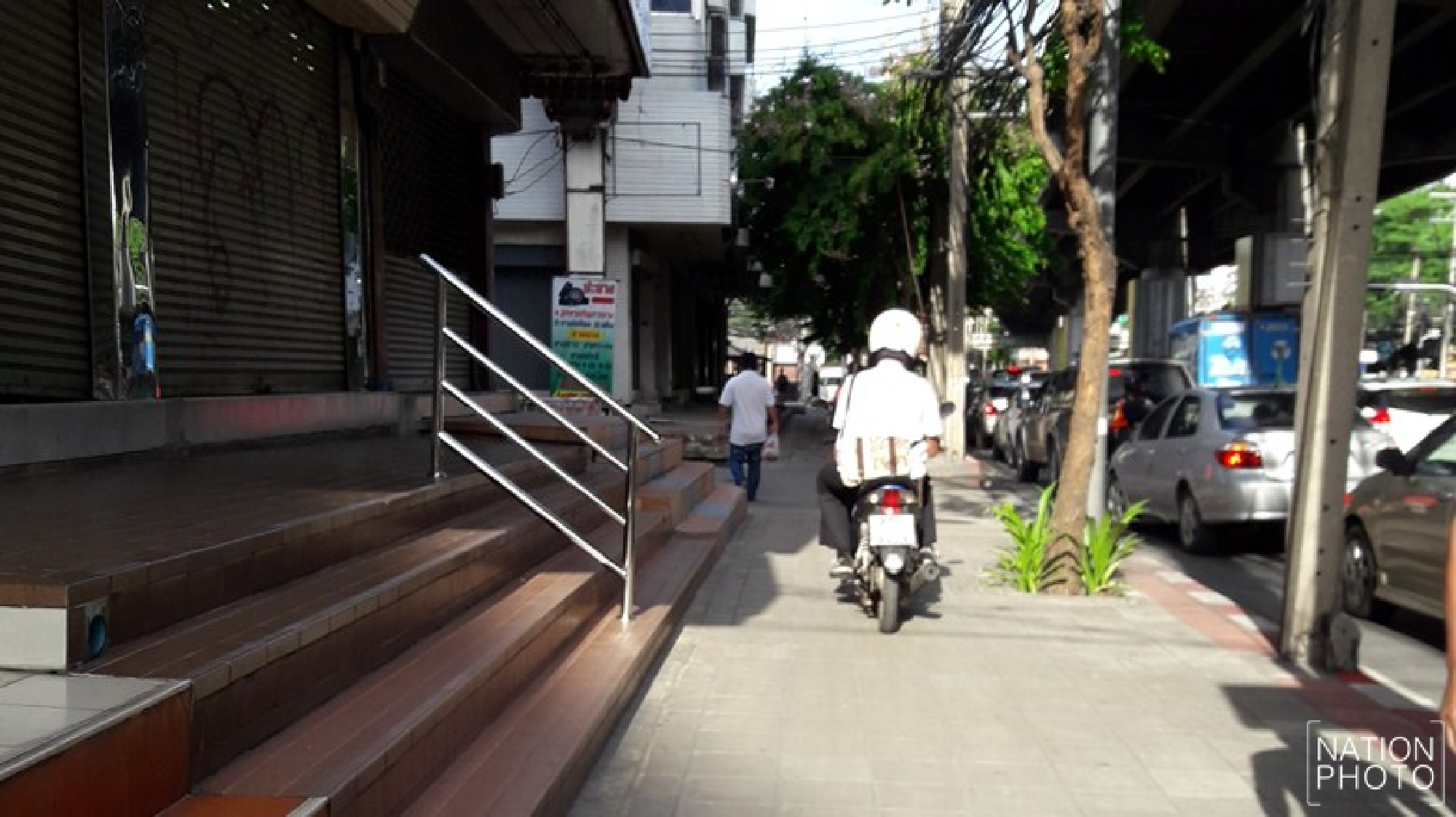 Bikers cough up Bt1.6 million in fines over first two months of pavement ban