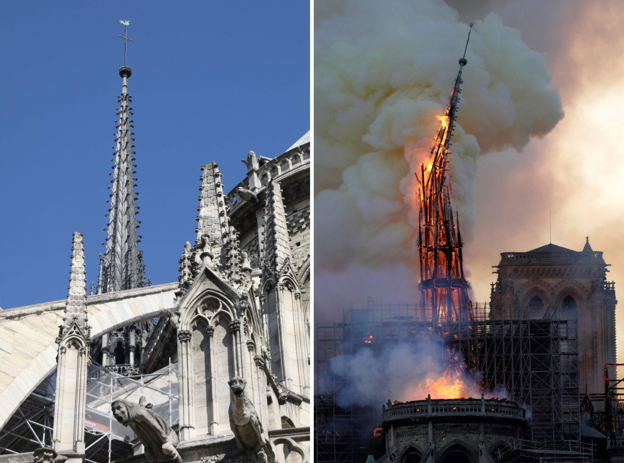 Spire of Notre-Dame cathedral collapses in huge fire: deputy Paris mayor