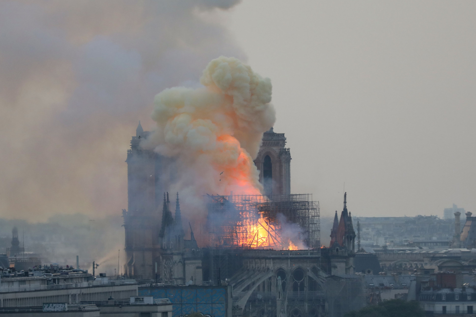 UPDATE: Fire ravages Notre-Dame cathedral in Paris, spire collapses