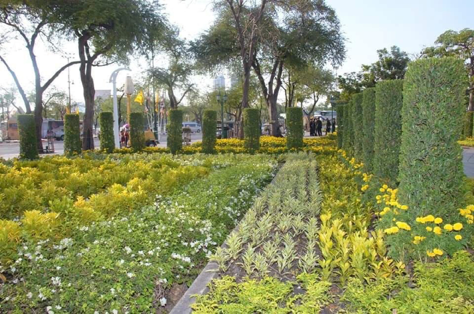 Final touches being applied to grand coronation scene at Rattanakosin