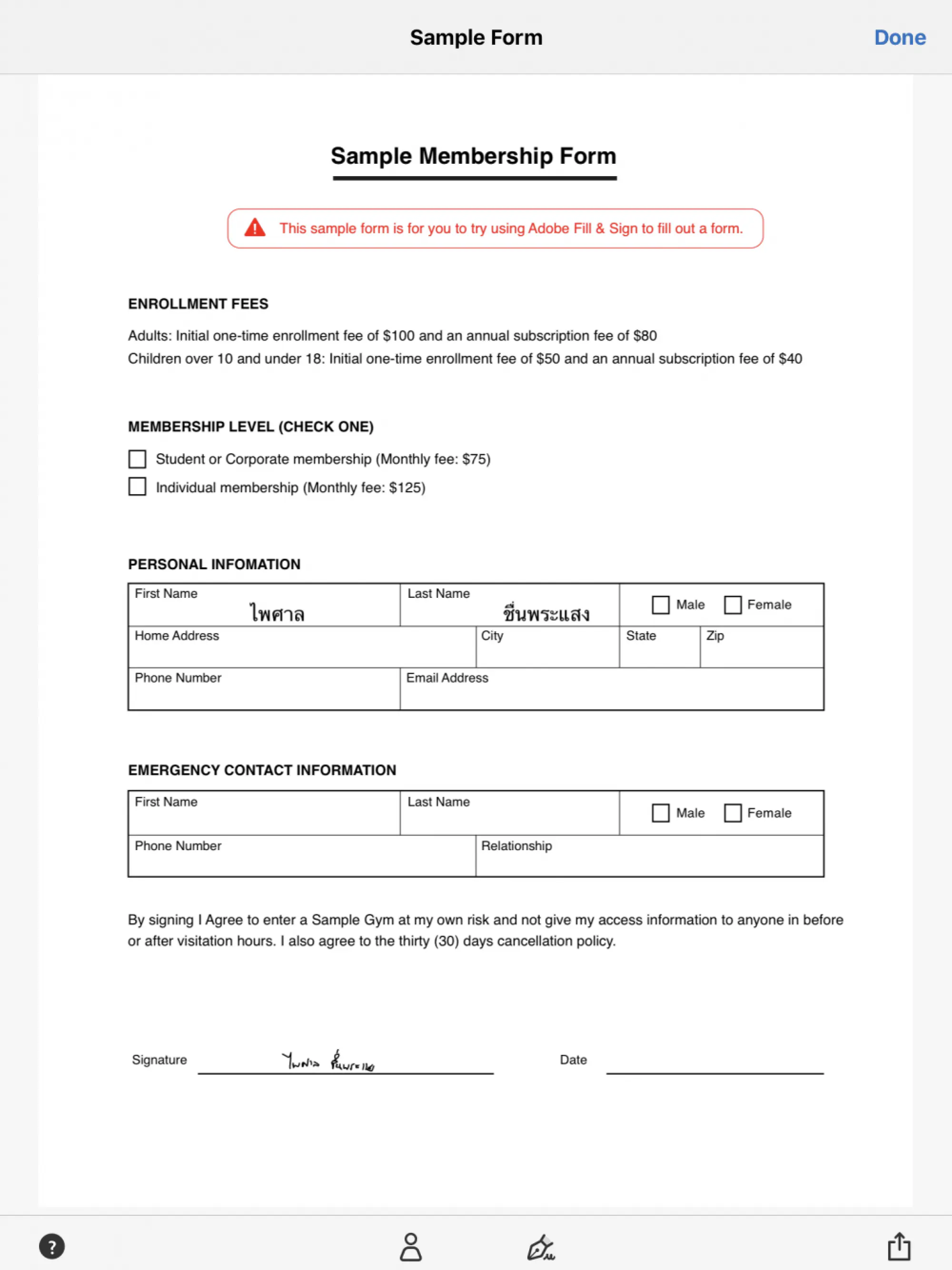 Write, sign and send