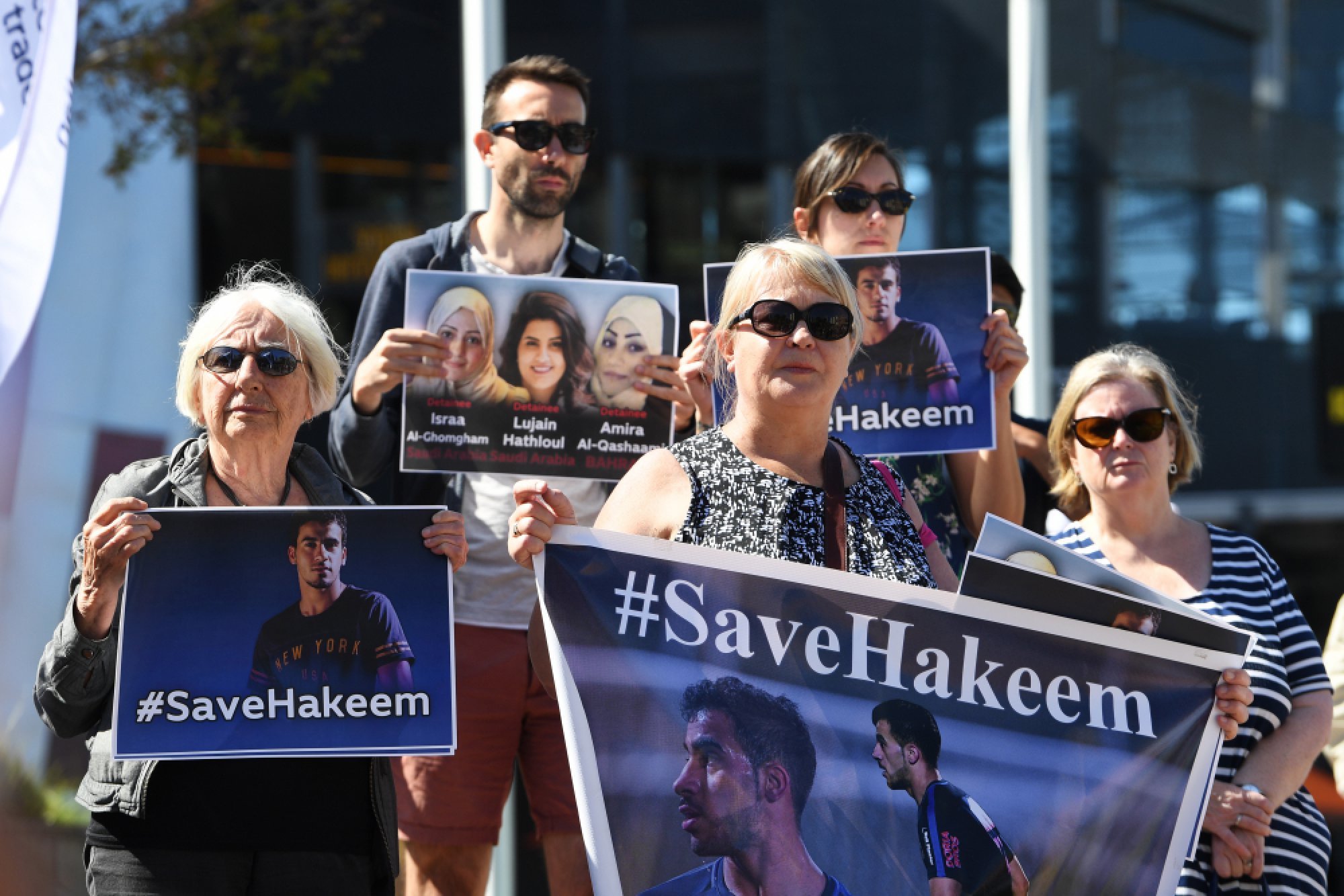 Rally in Sydney to demand freedom for detained Bahraini footballer Hakeem Al-Araibi