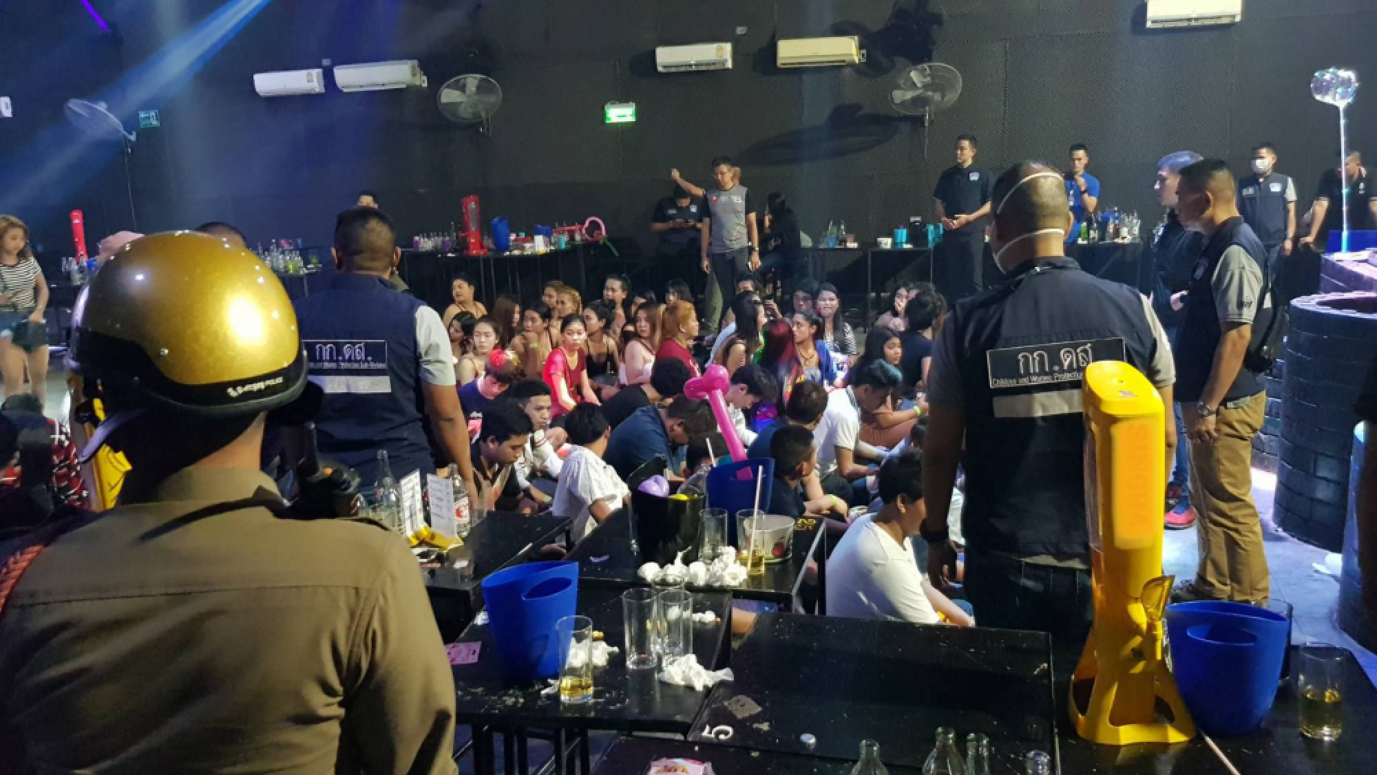 Drugs, underage drinkers found in Bangkok club raid