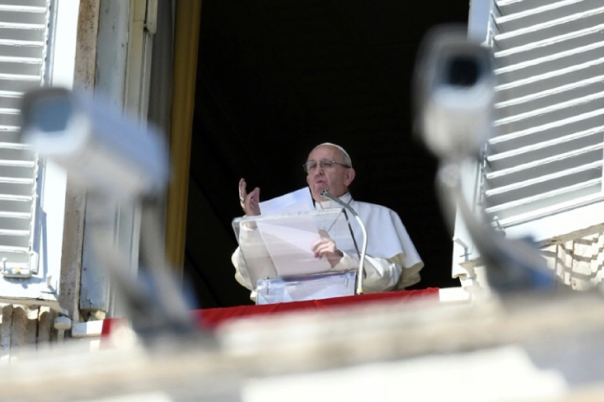 Pope vows 'all-out battle' saying child sex abuse like 'human sacrifice'