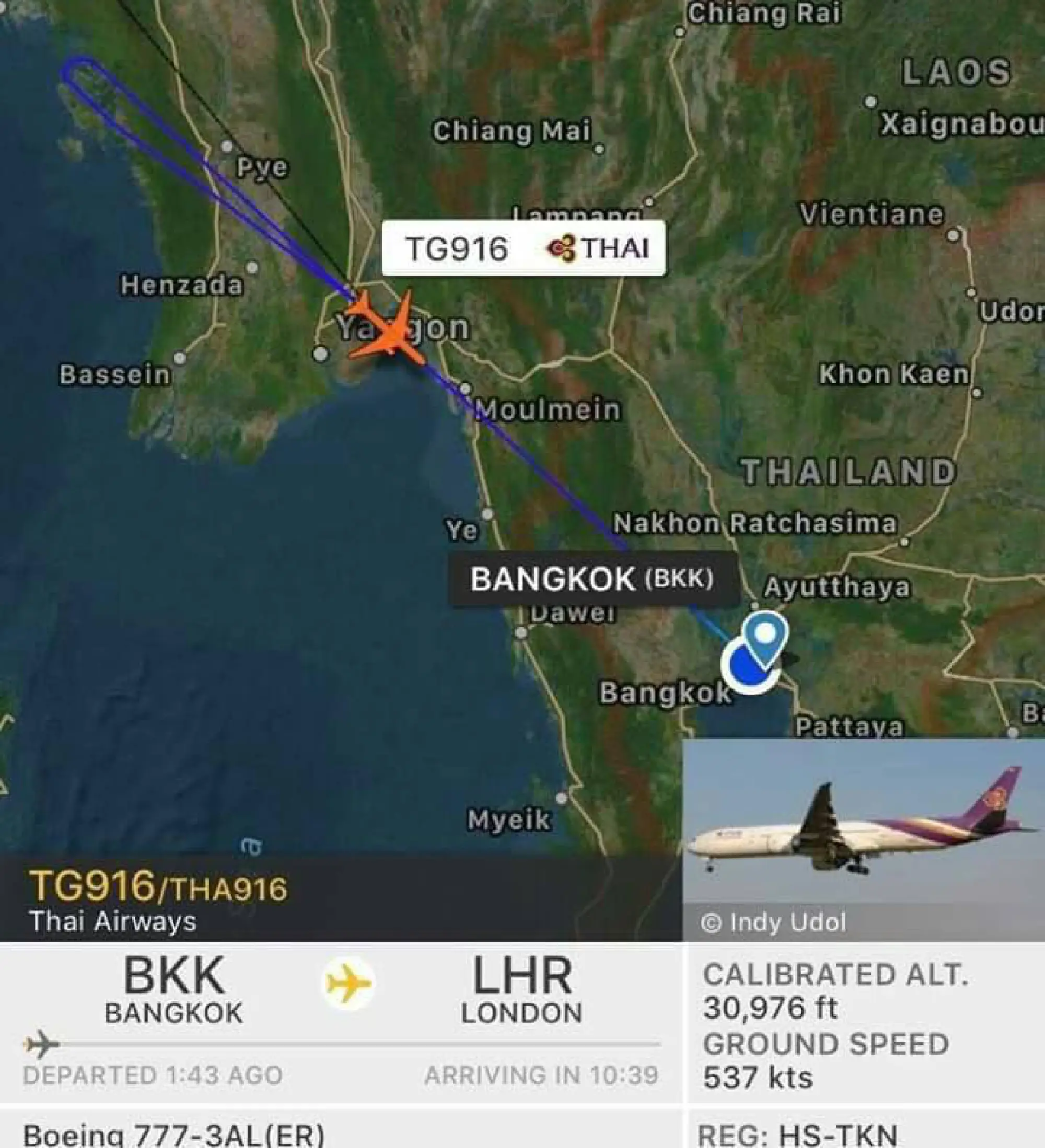 THAI temporarily cancels flights to Europe after Pakistan closes airspace