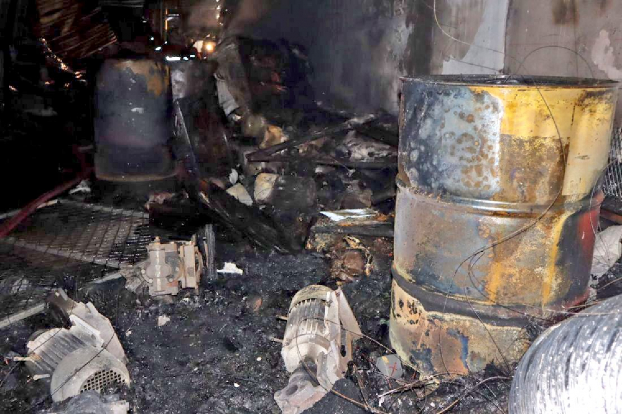 Fire damages Phuket garage
