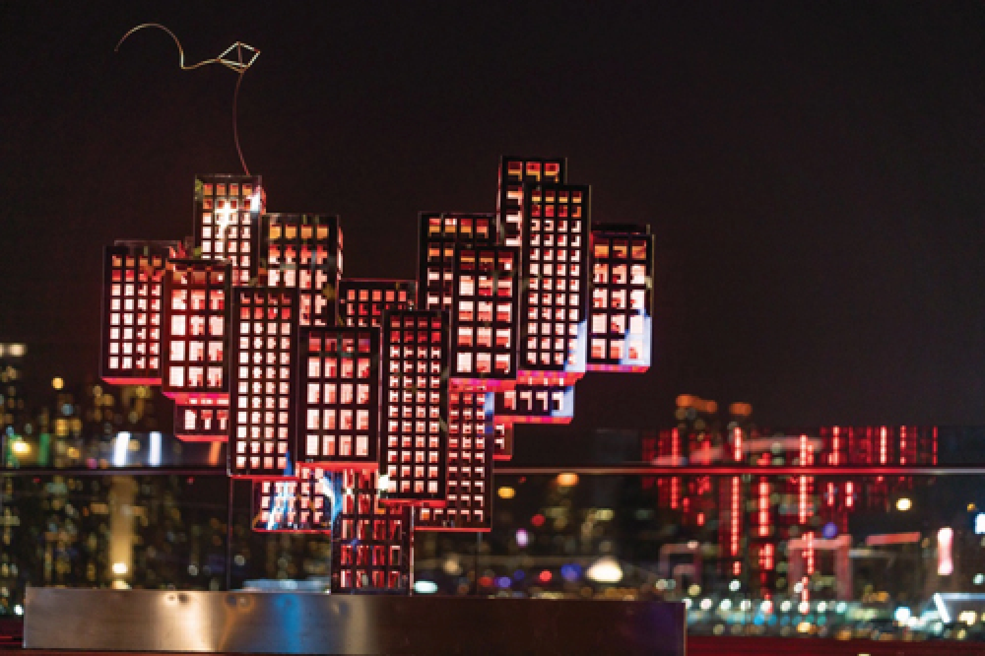 All lit up with love