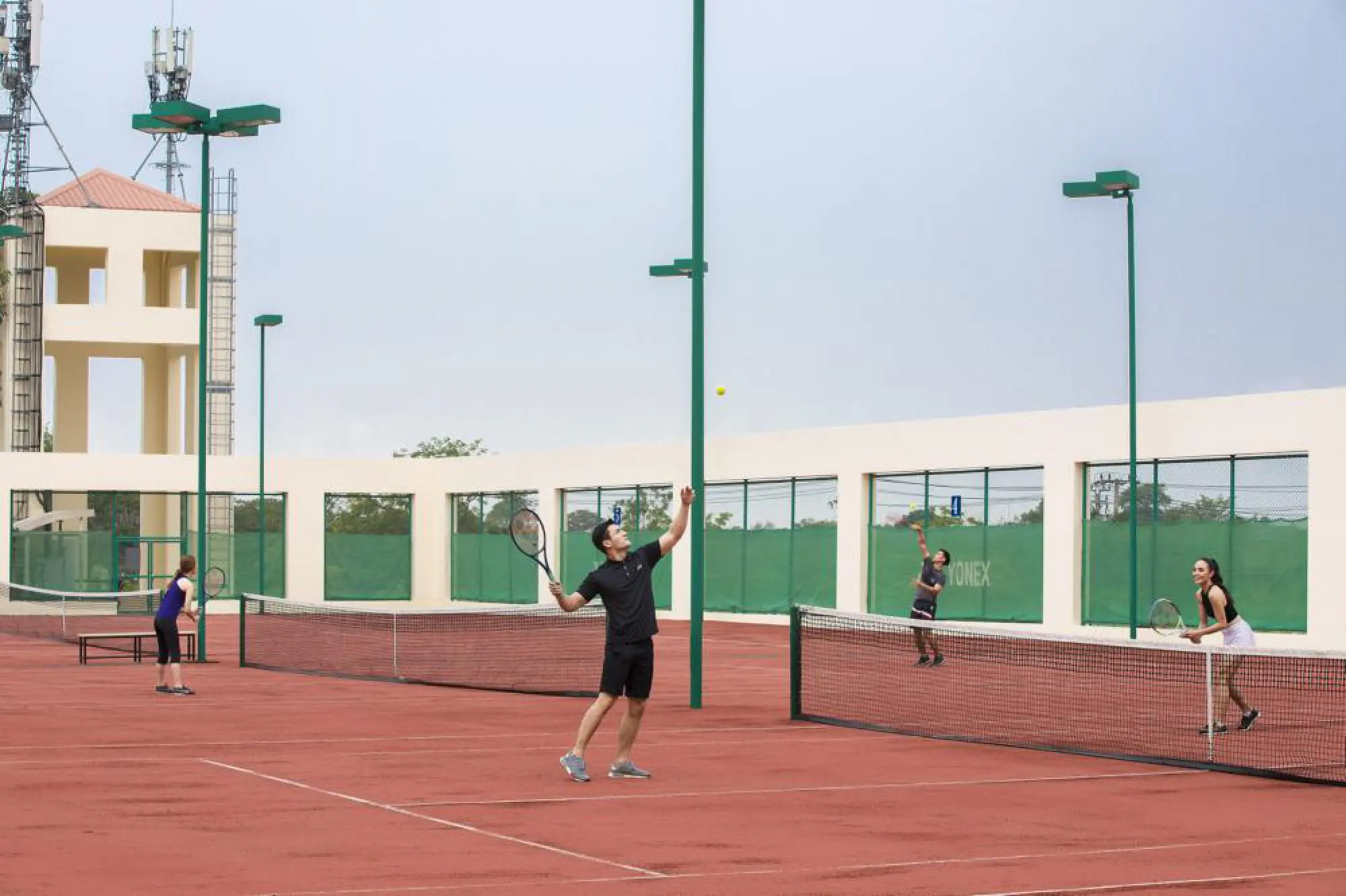 Checked in ready for tee time