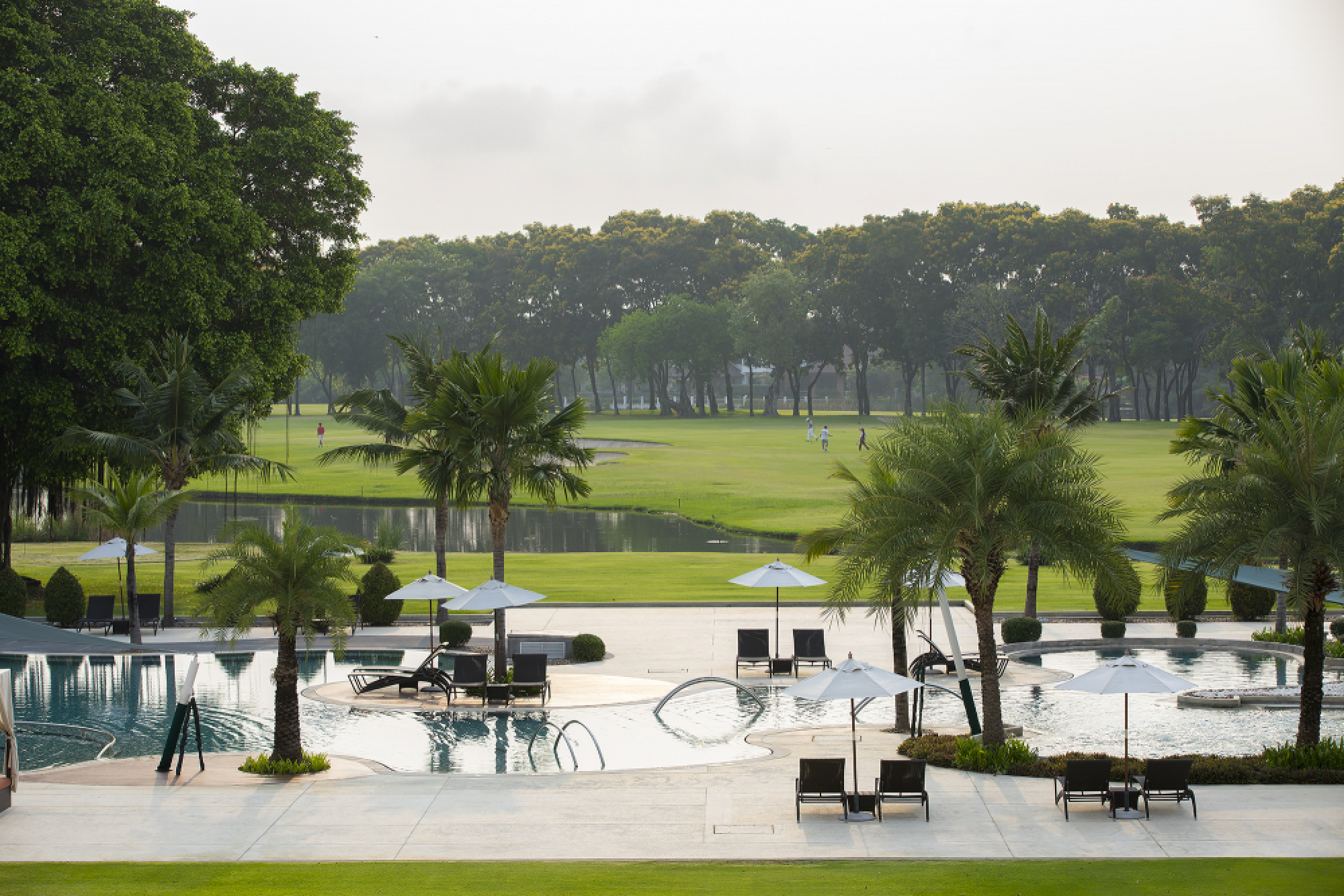 Checked in ready for tee time