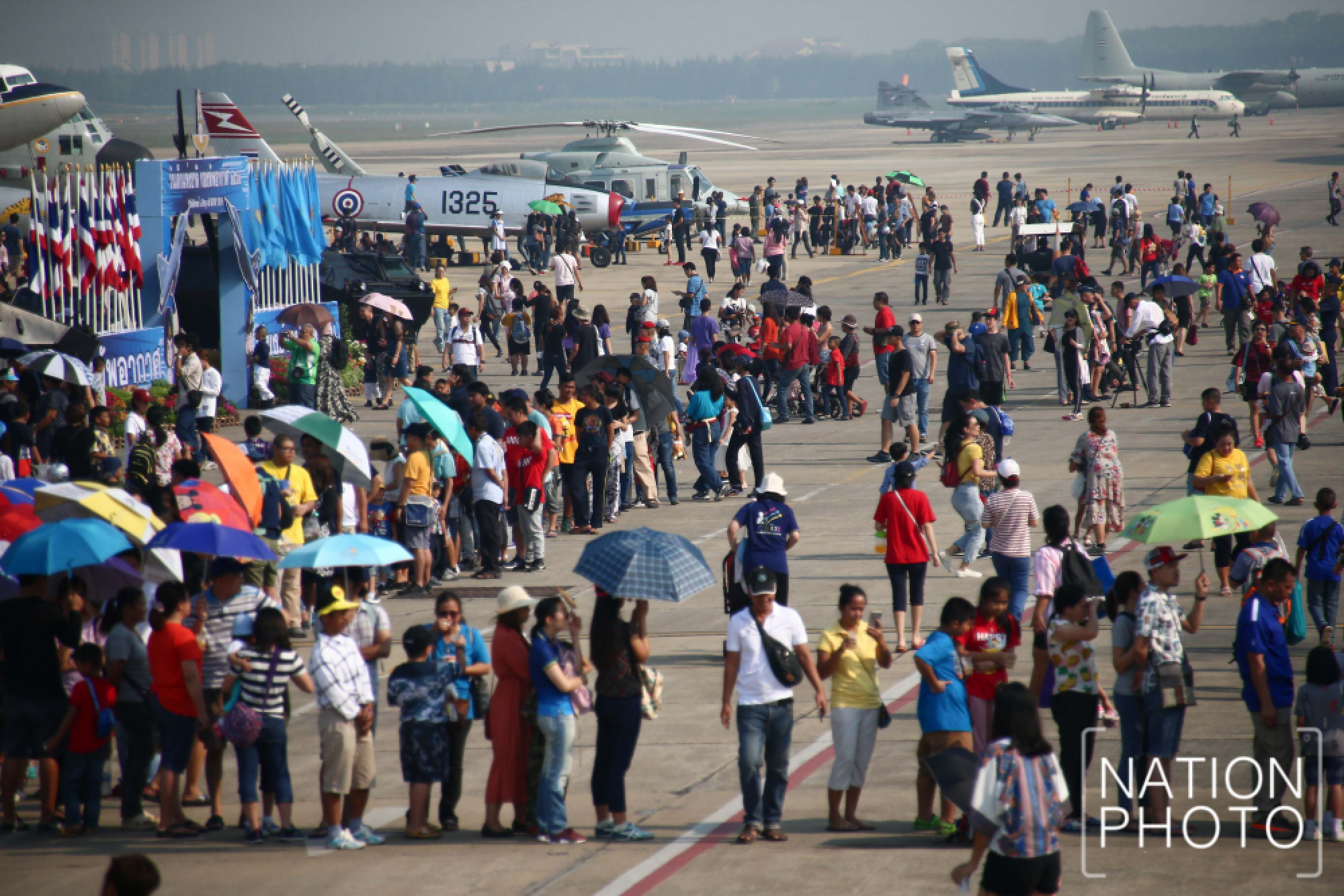 Youngsters flock to Don Mueang air show on Children's Day
