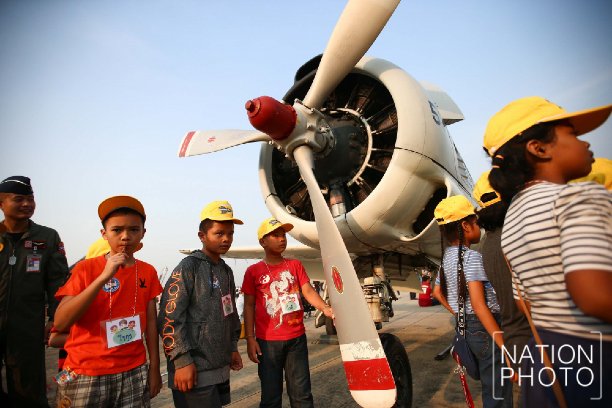 Youngsters flock to Don Mueang air show on Children's Day