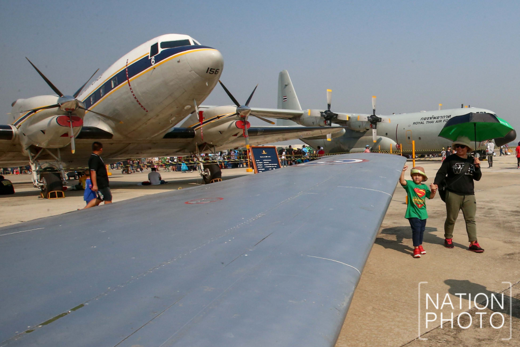 Youngsters flock to Don Mueang air show on Children's Day
