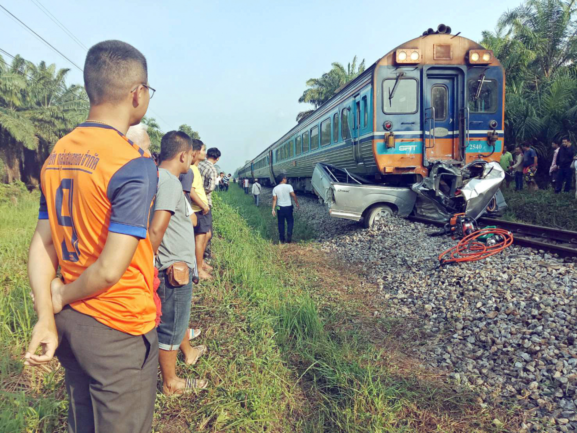 Mother, son killed in Surat Thani train crash