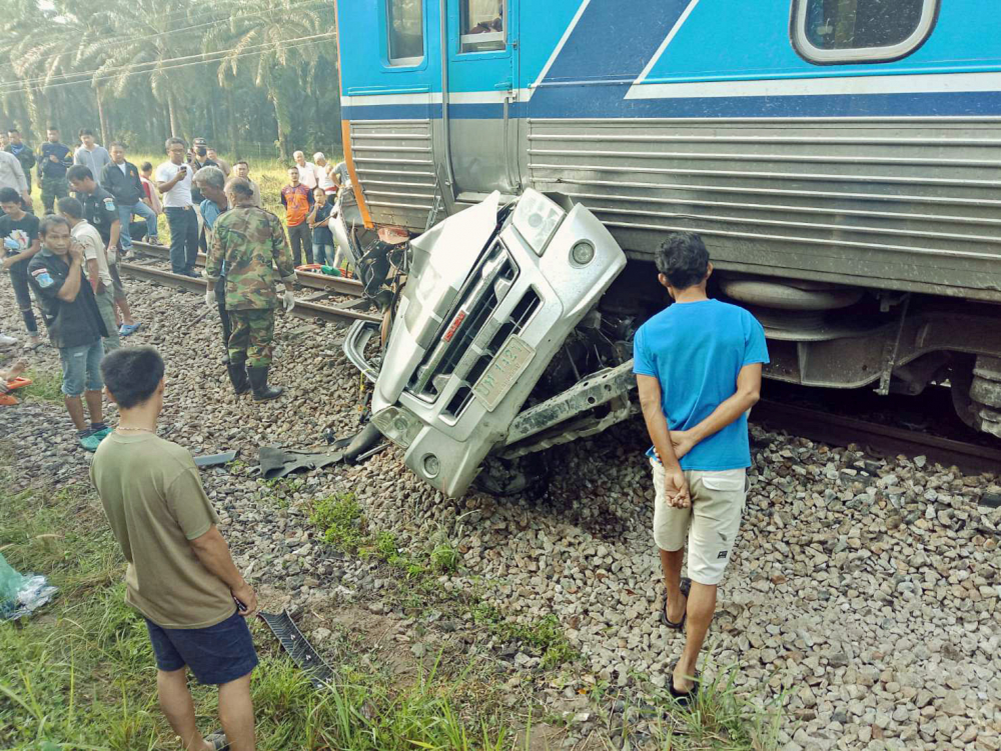Mother, son killed in Surat Thani train crash