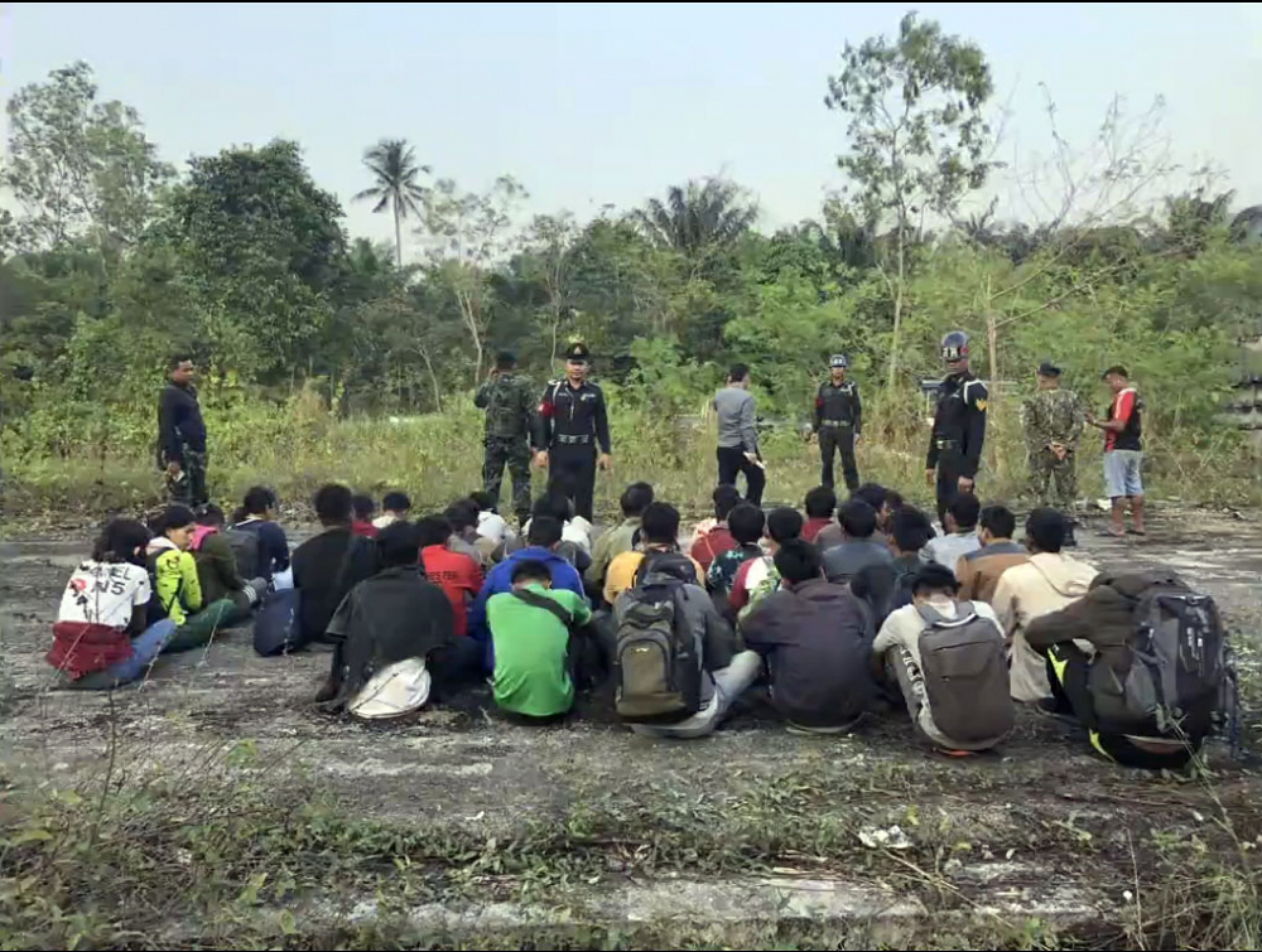 Myanmar migrants’ long journey to Malaysia halted in Chumphon