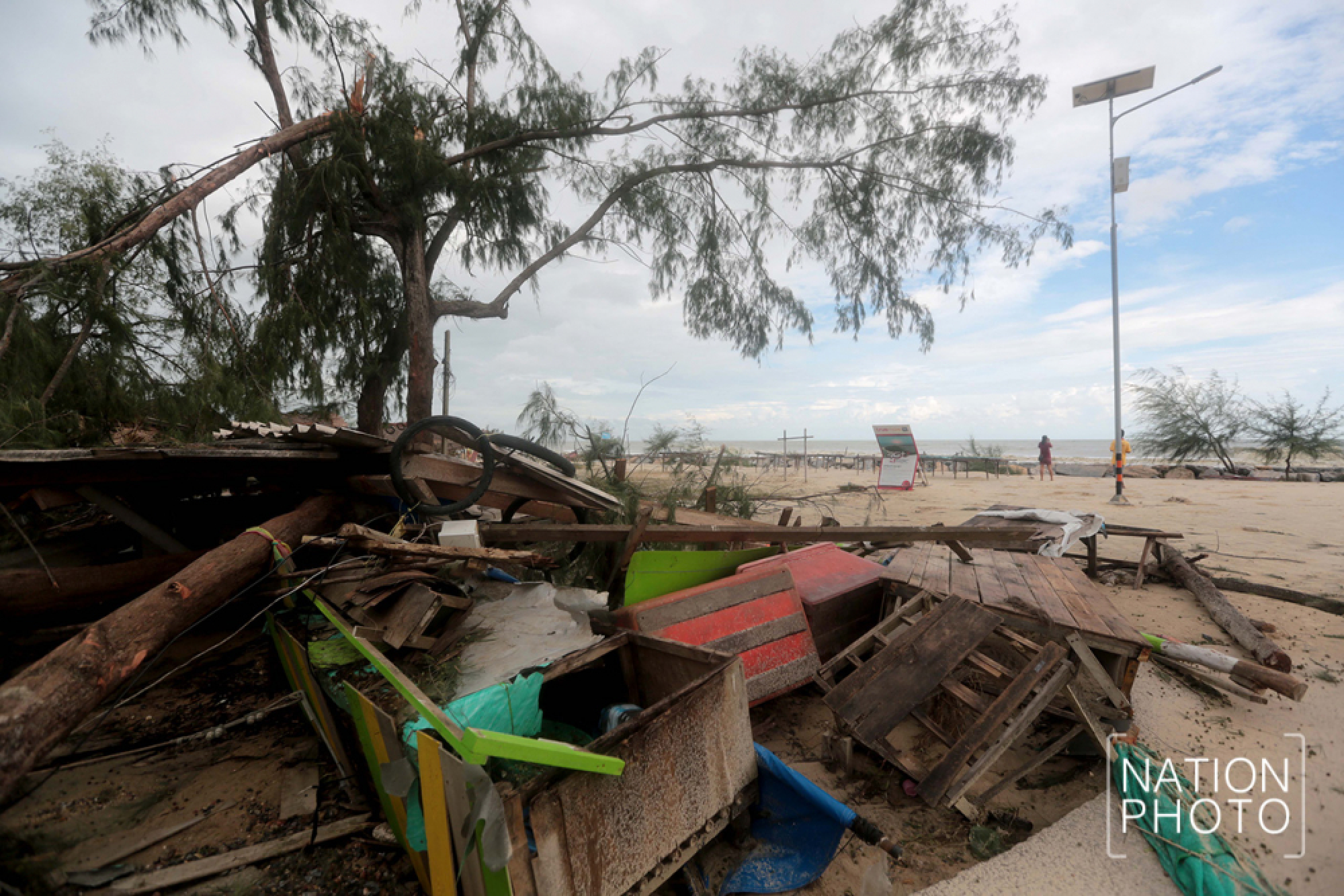 Photo Gallery : Clean-up begins, as Pabuk departs 