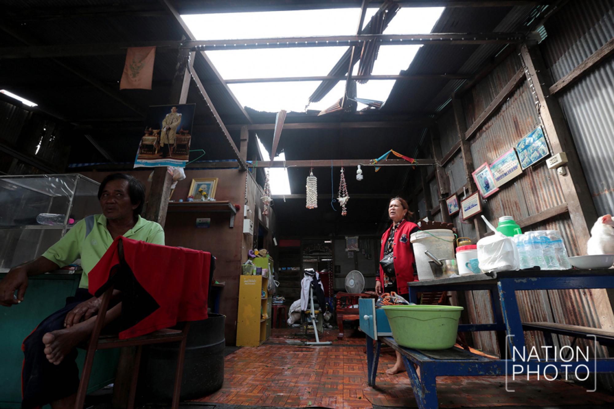 Photo Gallery : Clean-up begins, as Pabuk departs 