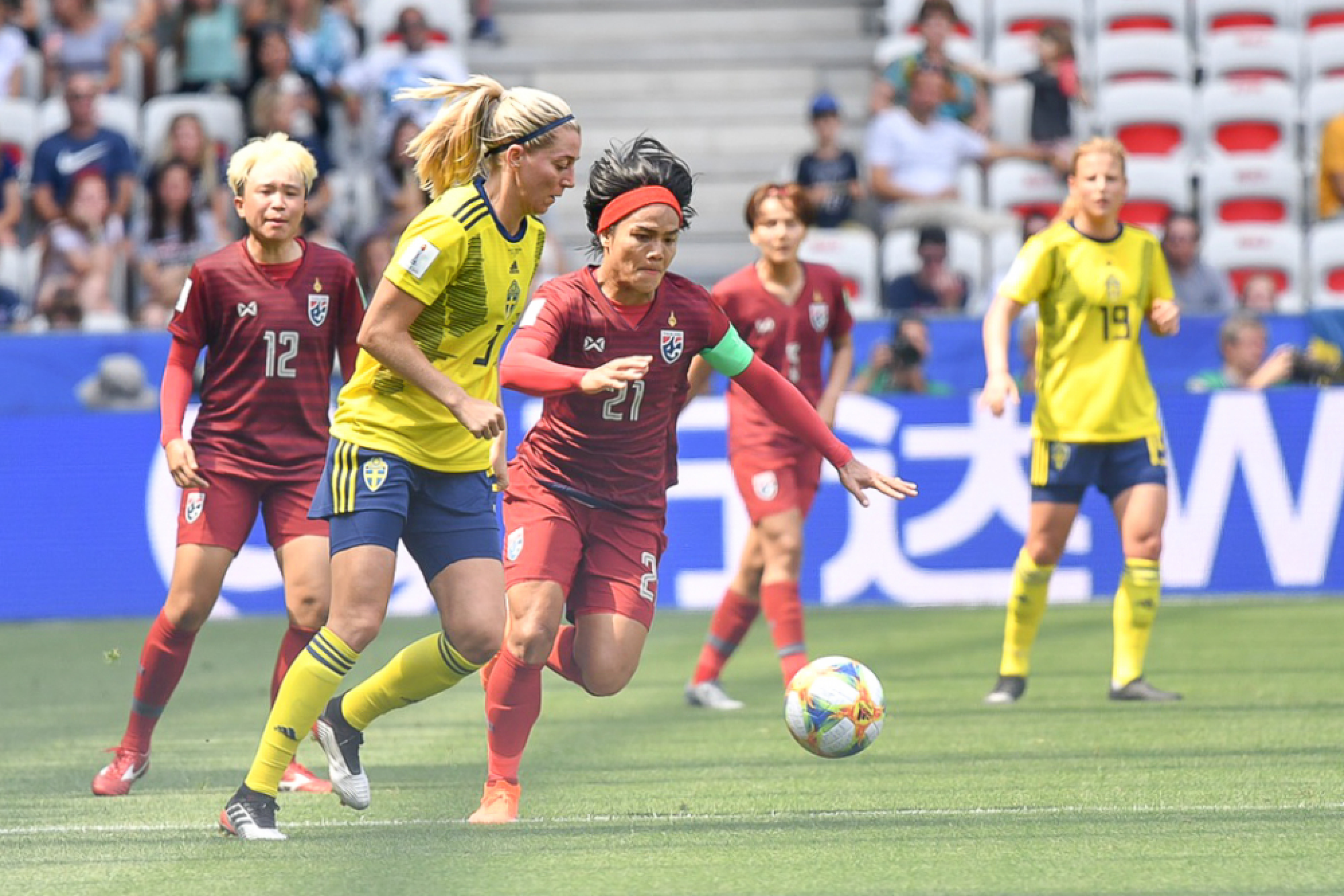 Kanjana Sung-ngoen lifts Thai spirits with a goal to reward their efforts in Nice