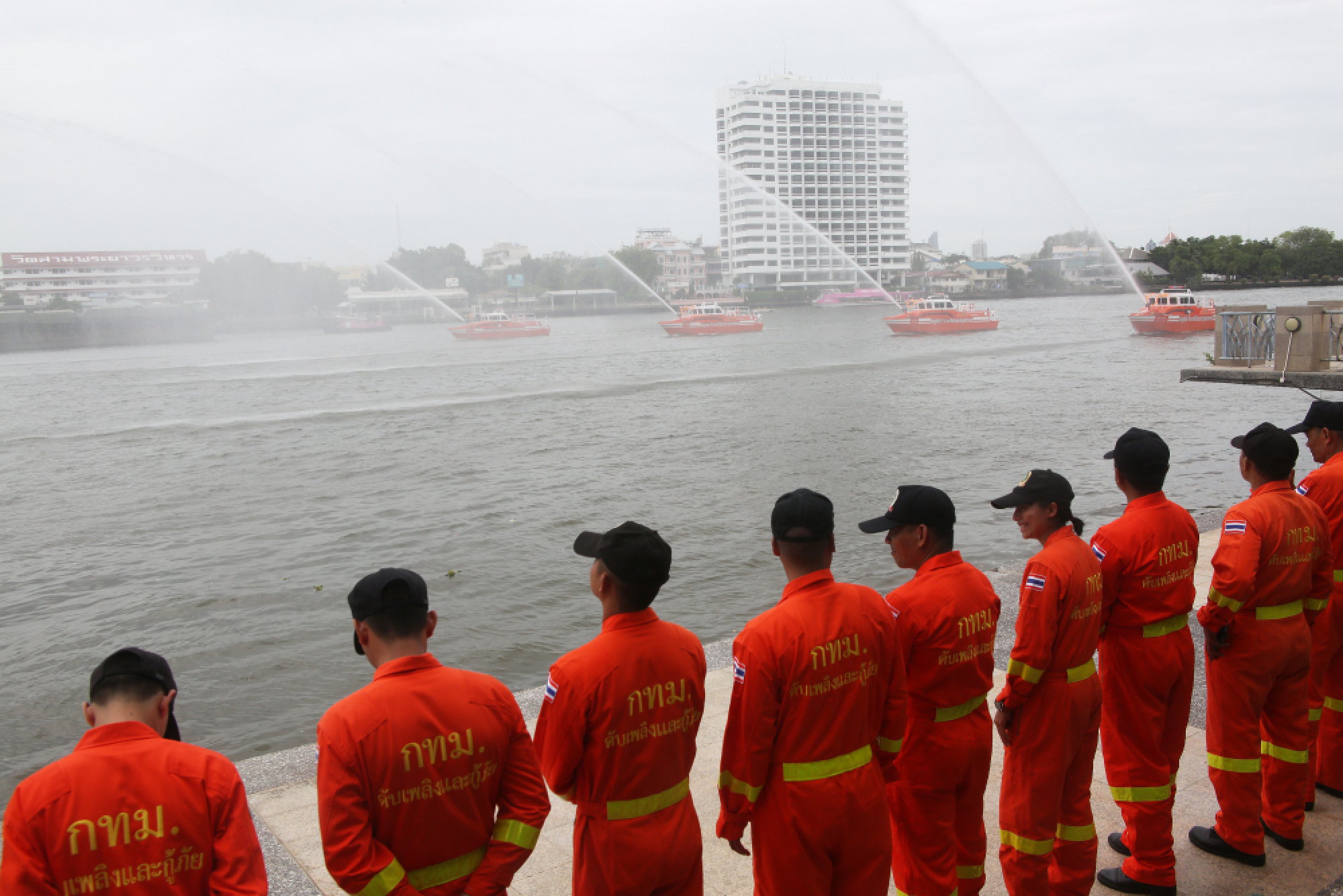 Bangkok launches 10 fireboats