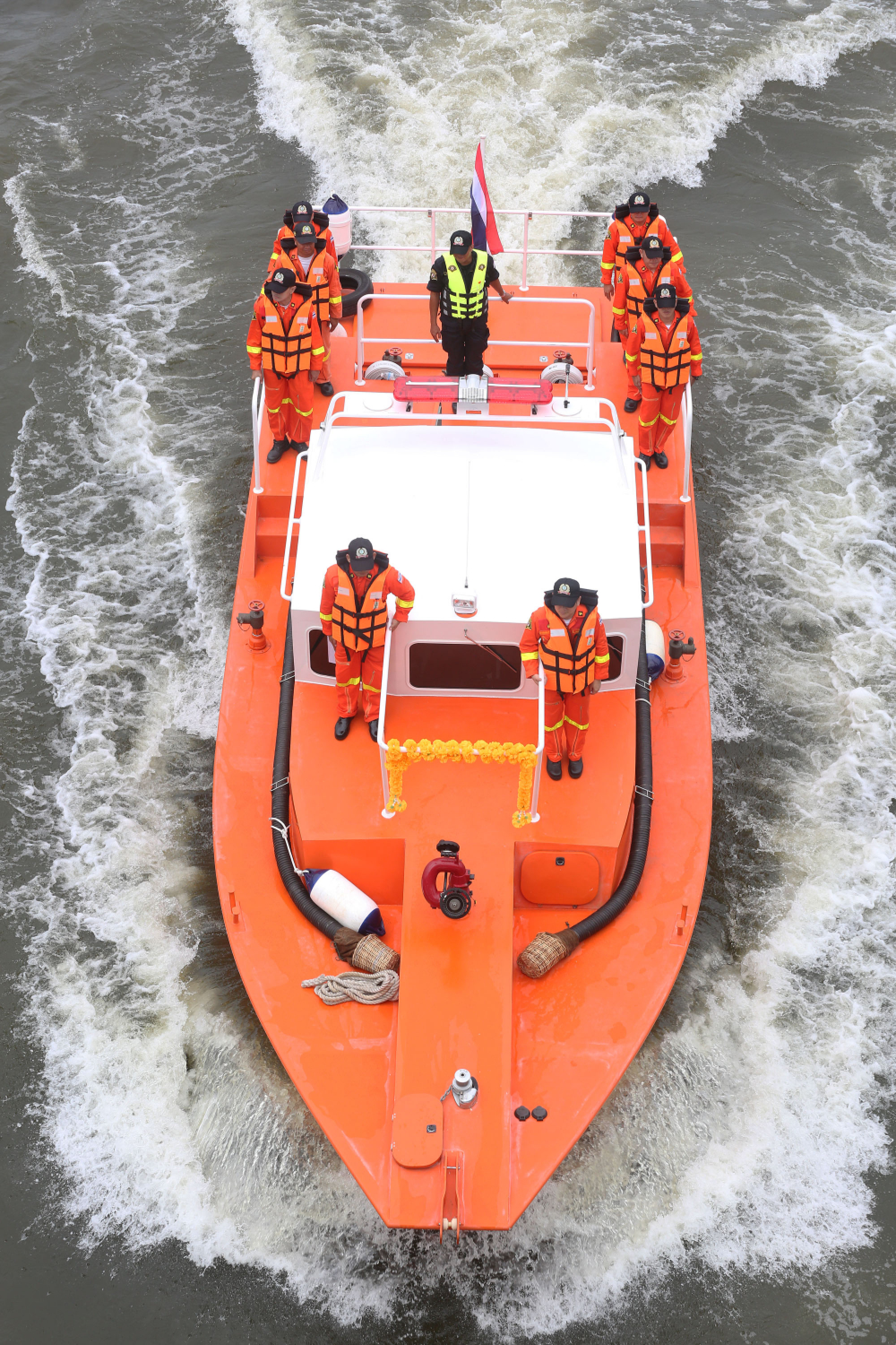 Bangkok launches 10 fireboats