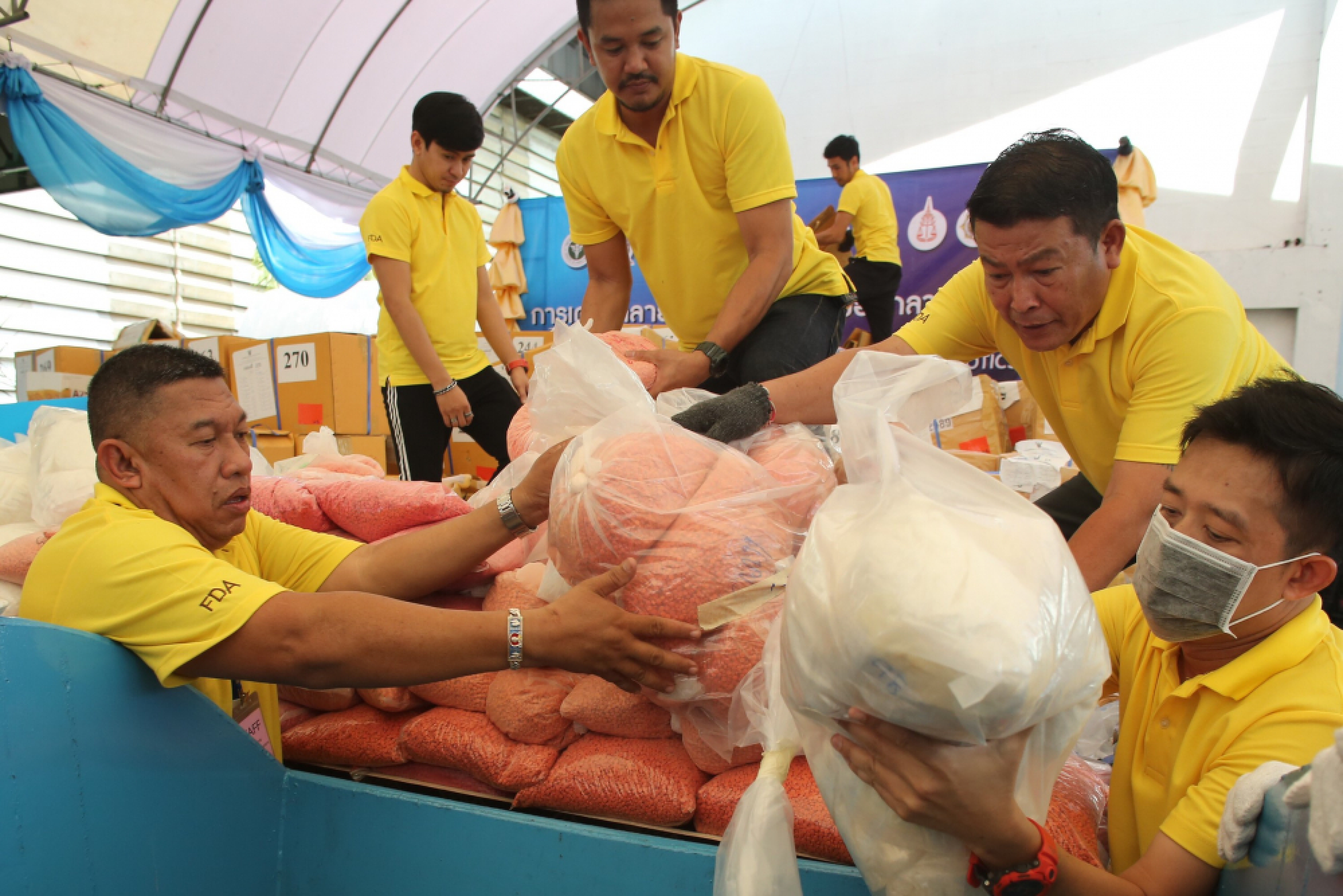 FDA incinerates 16.4 tonnes of drugs in Ayutthaya
