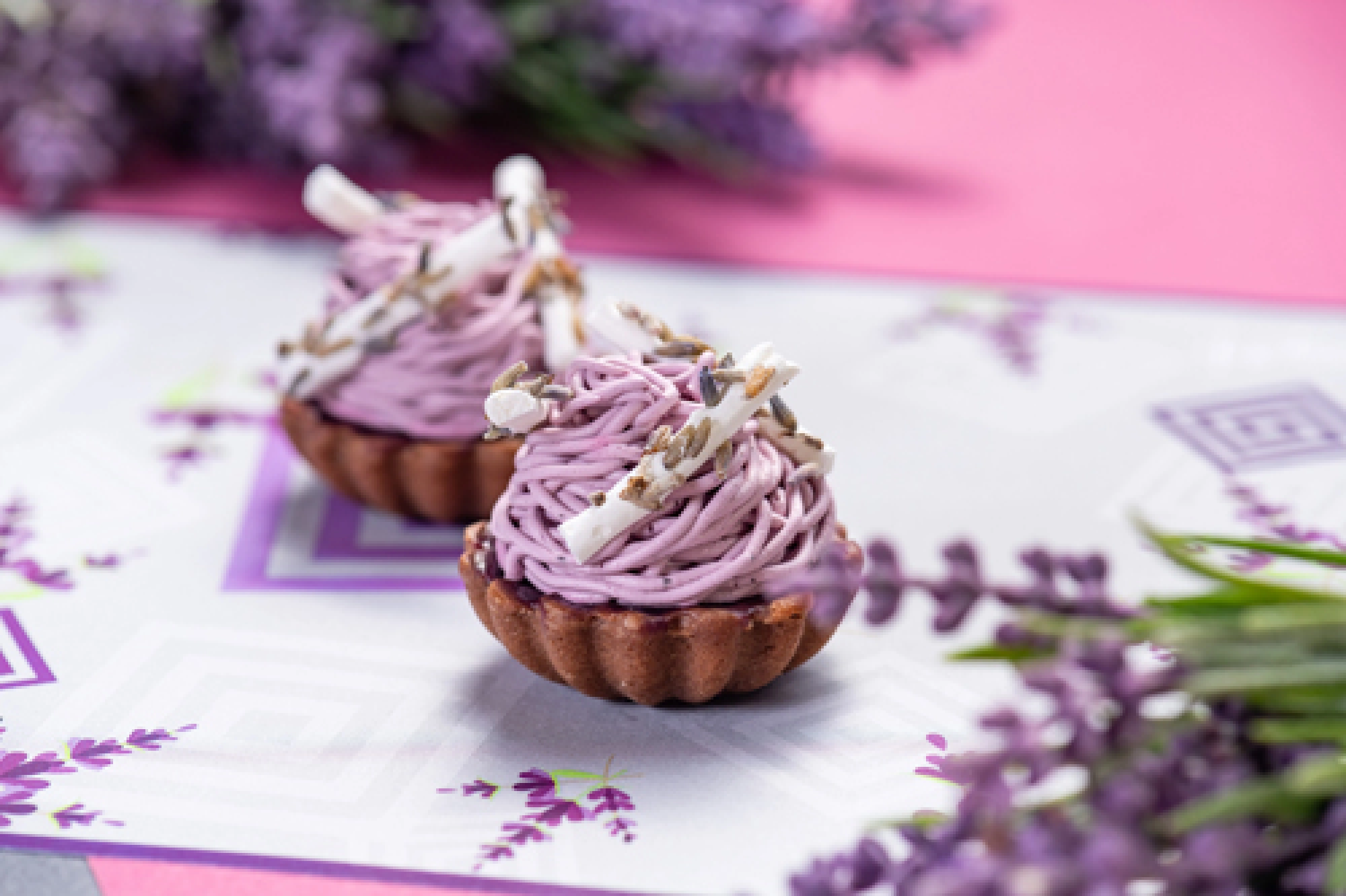 Nibbling on luscious lavender