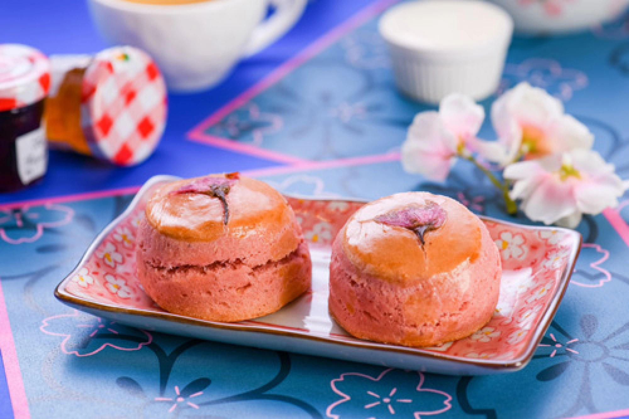 Sakura afternoon tea in bloom at Okura Bangkok