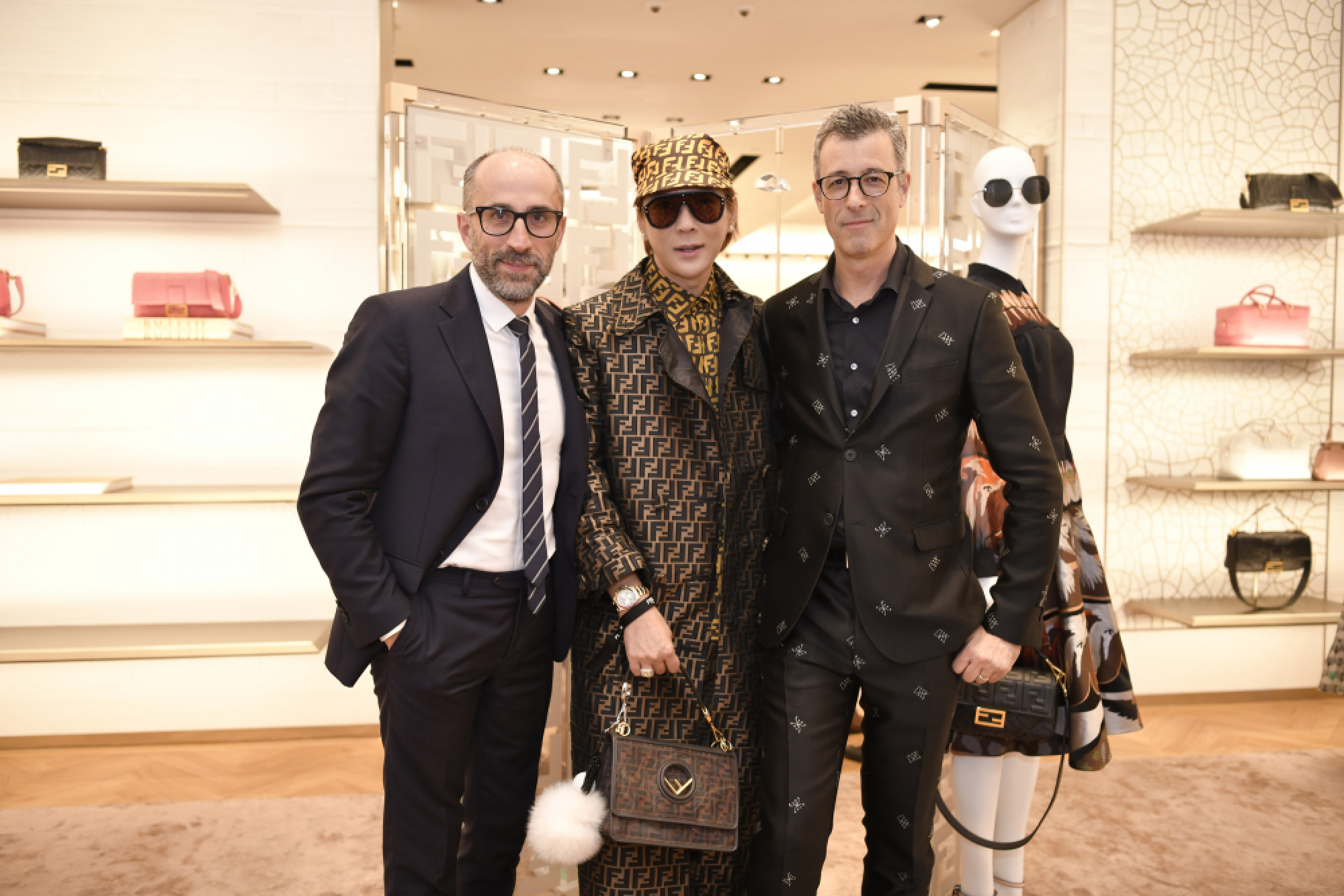 In Fendi and loving it