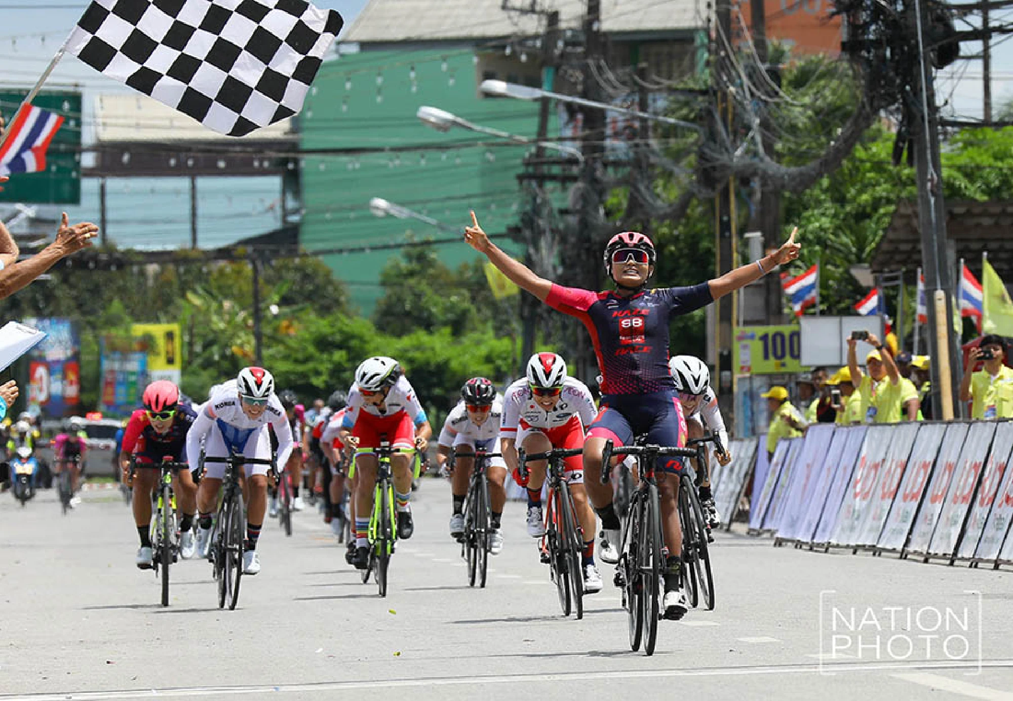 Jutatip makes hat-trick in Tour of Trat 1st stage