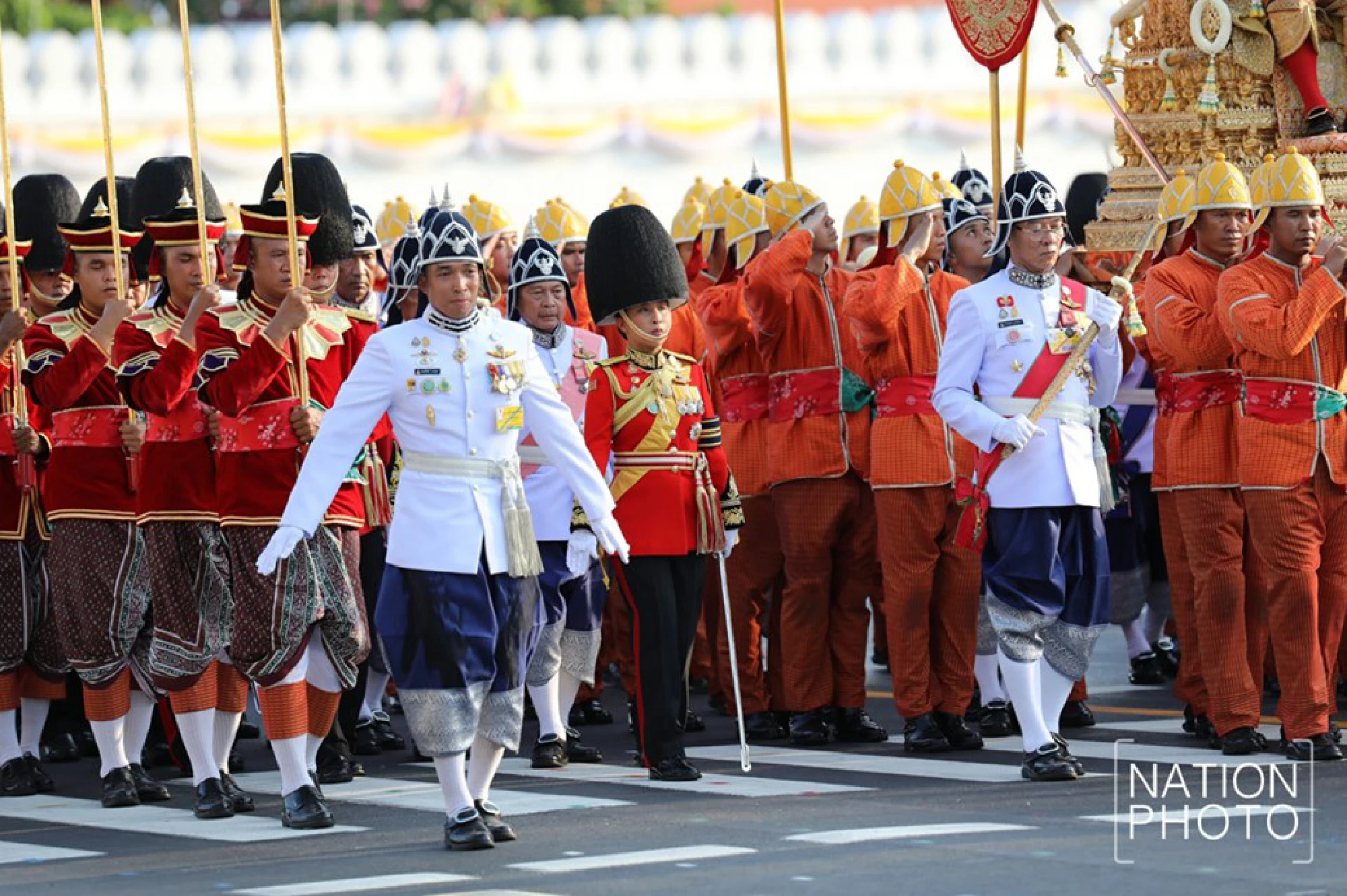 Tradition honoured with elaborate royal procession