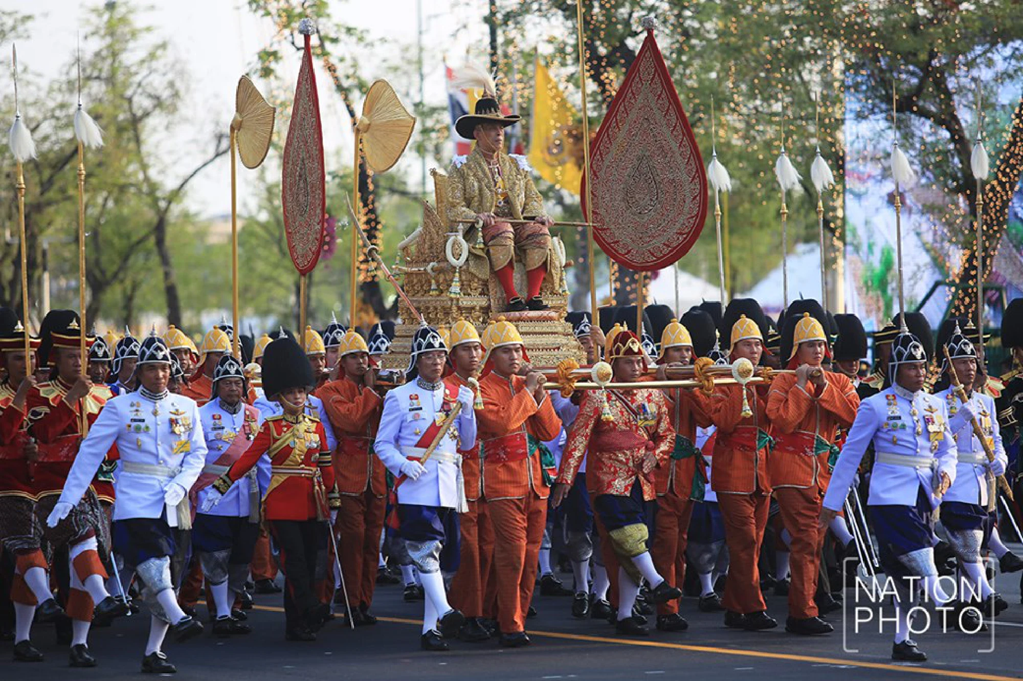 Tradition honoured with elaborate royal procession
