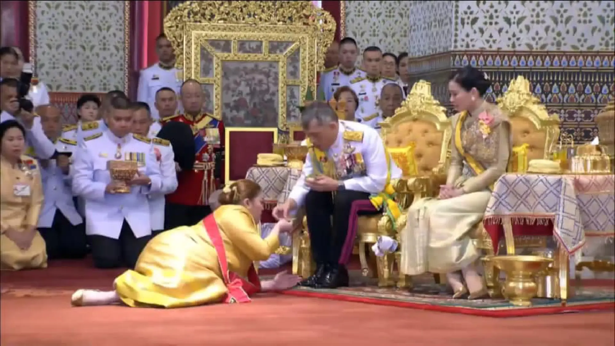 New titles for former king and his queen