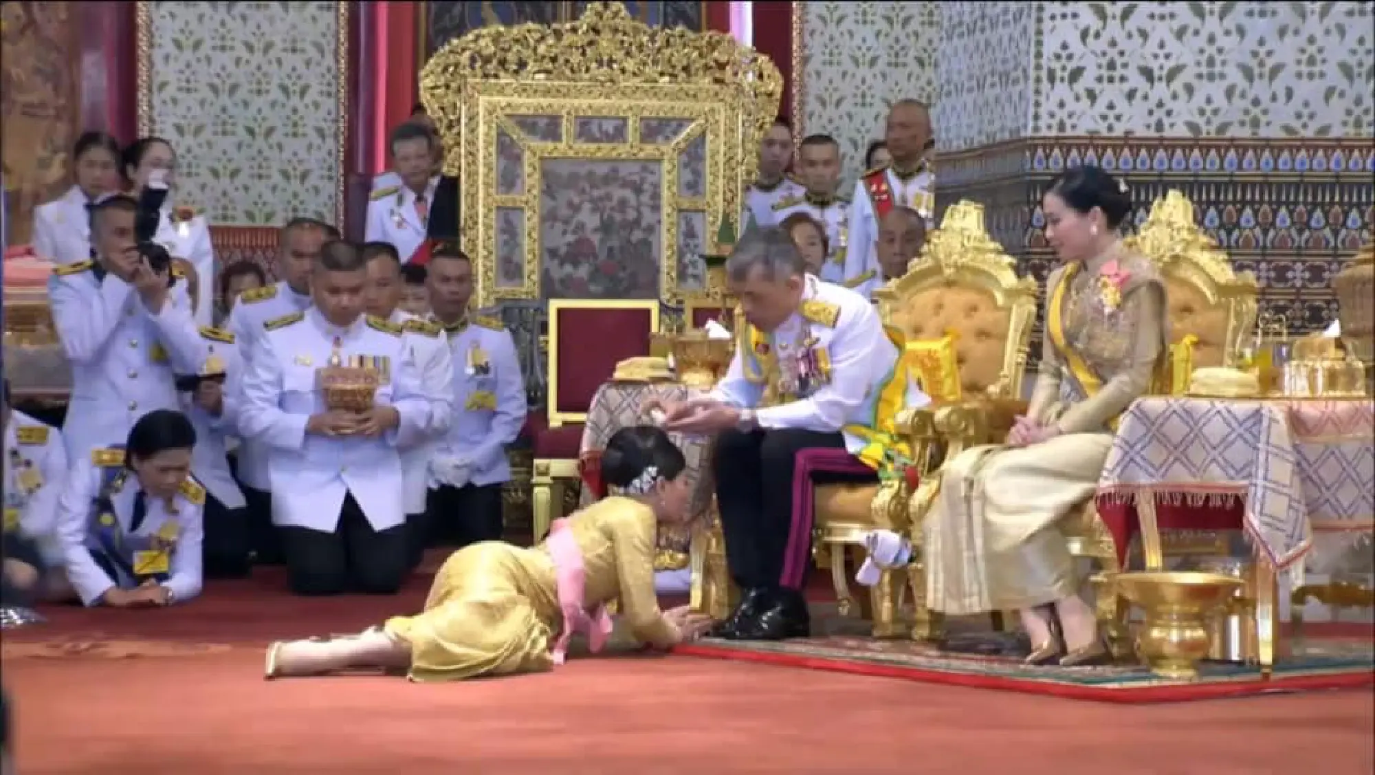 New titles for former king and his queen