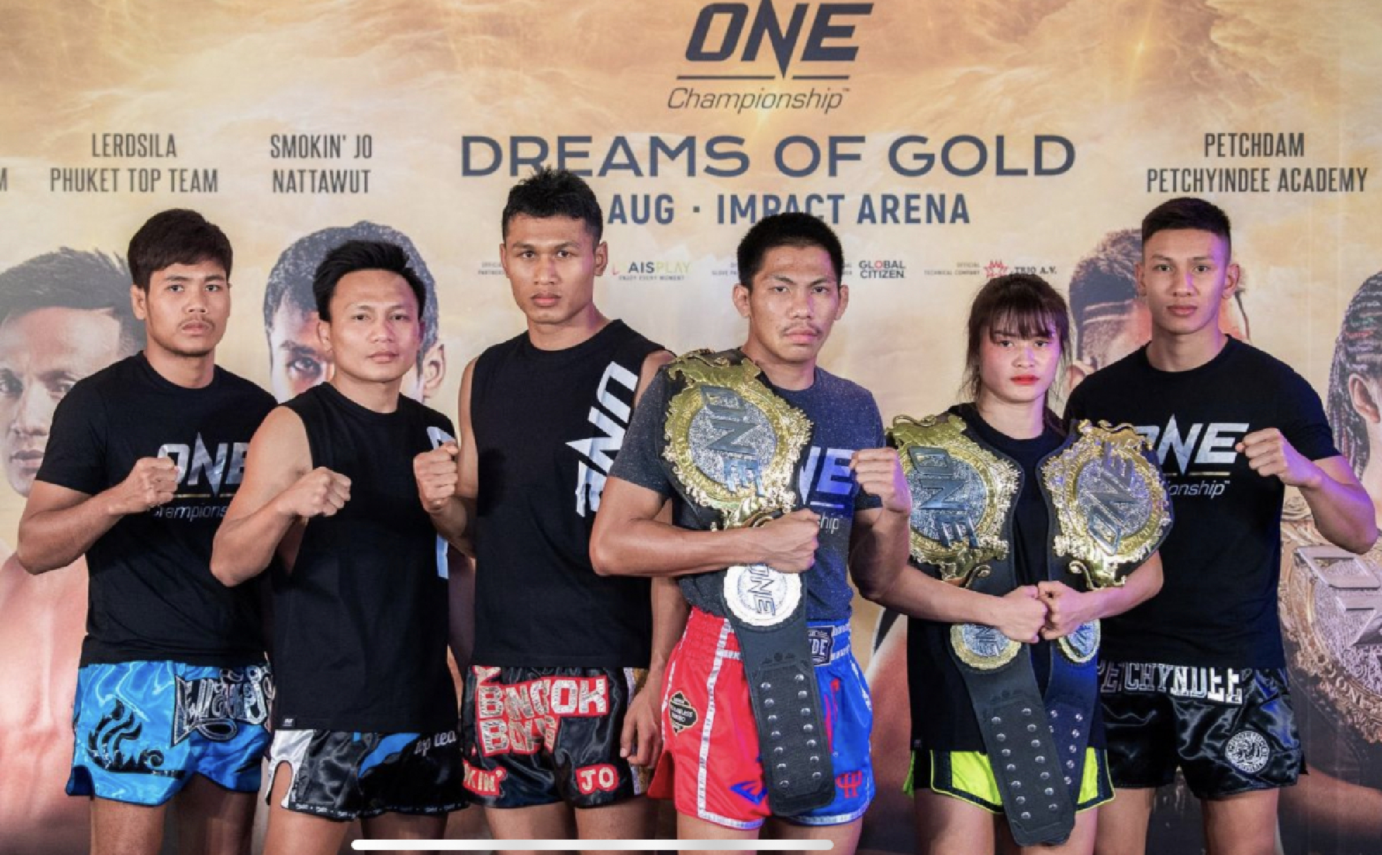 Thai superstars showcase skills at One: Dreams of Gold open workout 