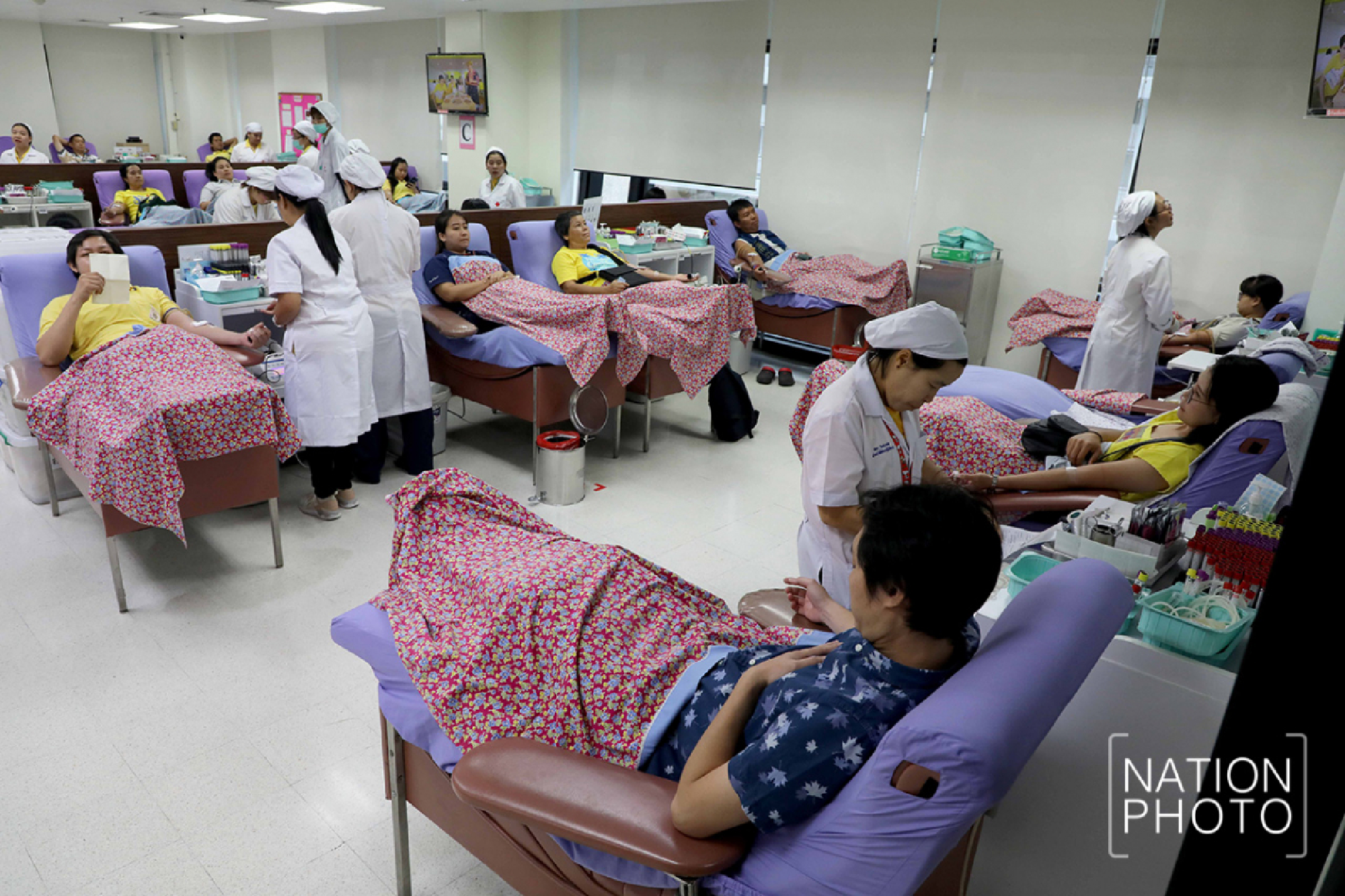 Large number of blood donors make merit for King