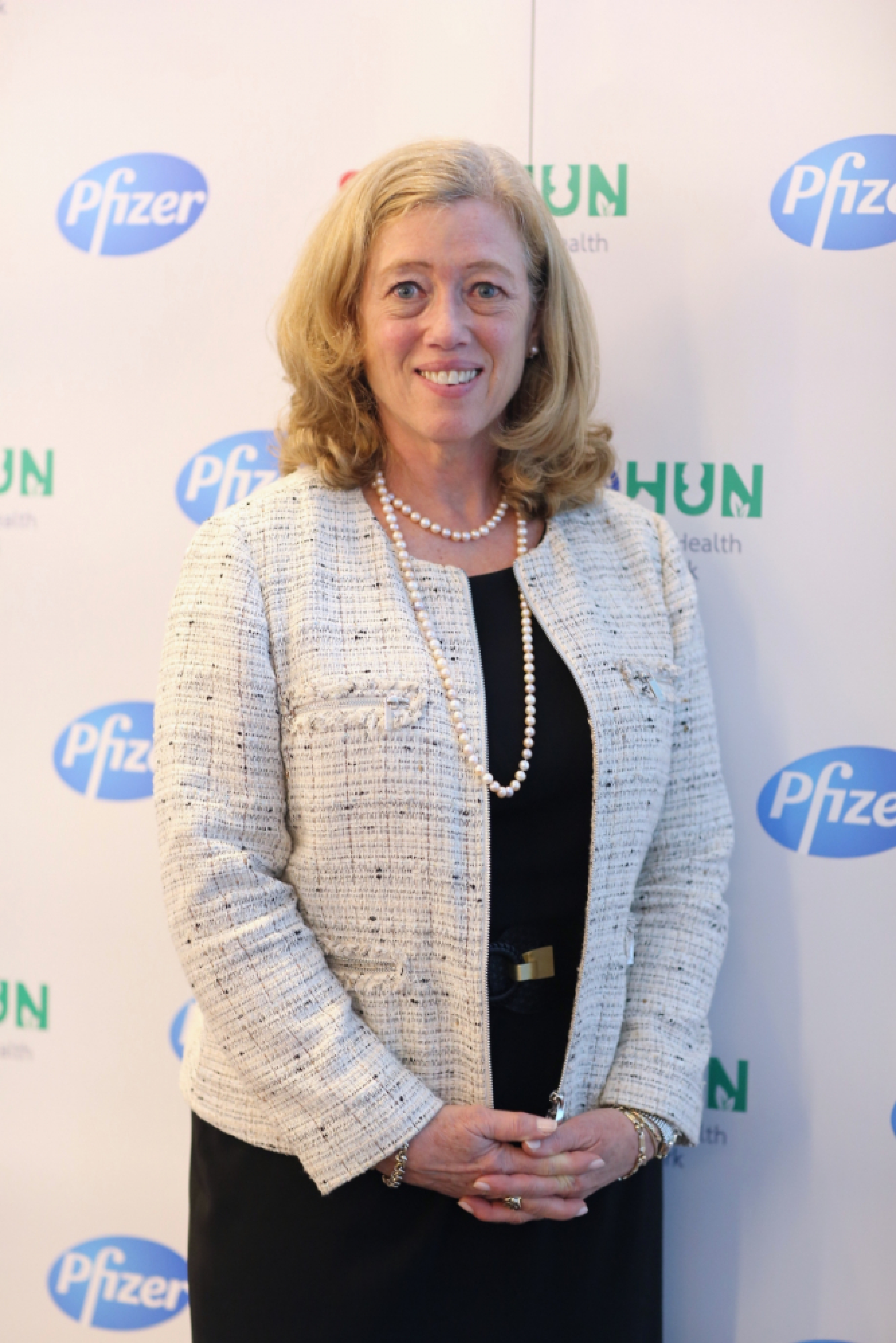 Rochelle Chaiken, the chief medical officer for emerging markets at Pfizer Biopharmaceuticals Group, 