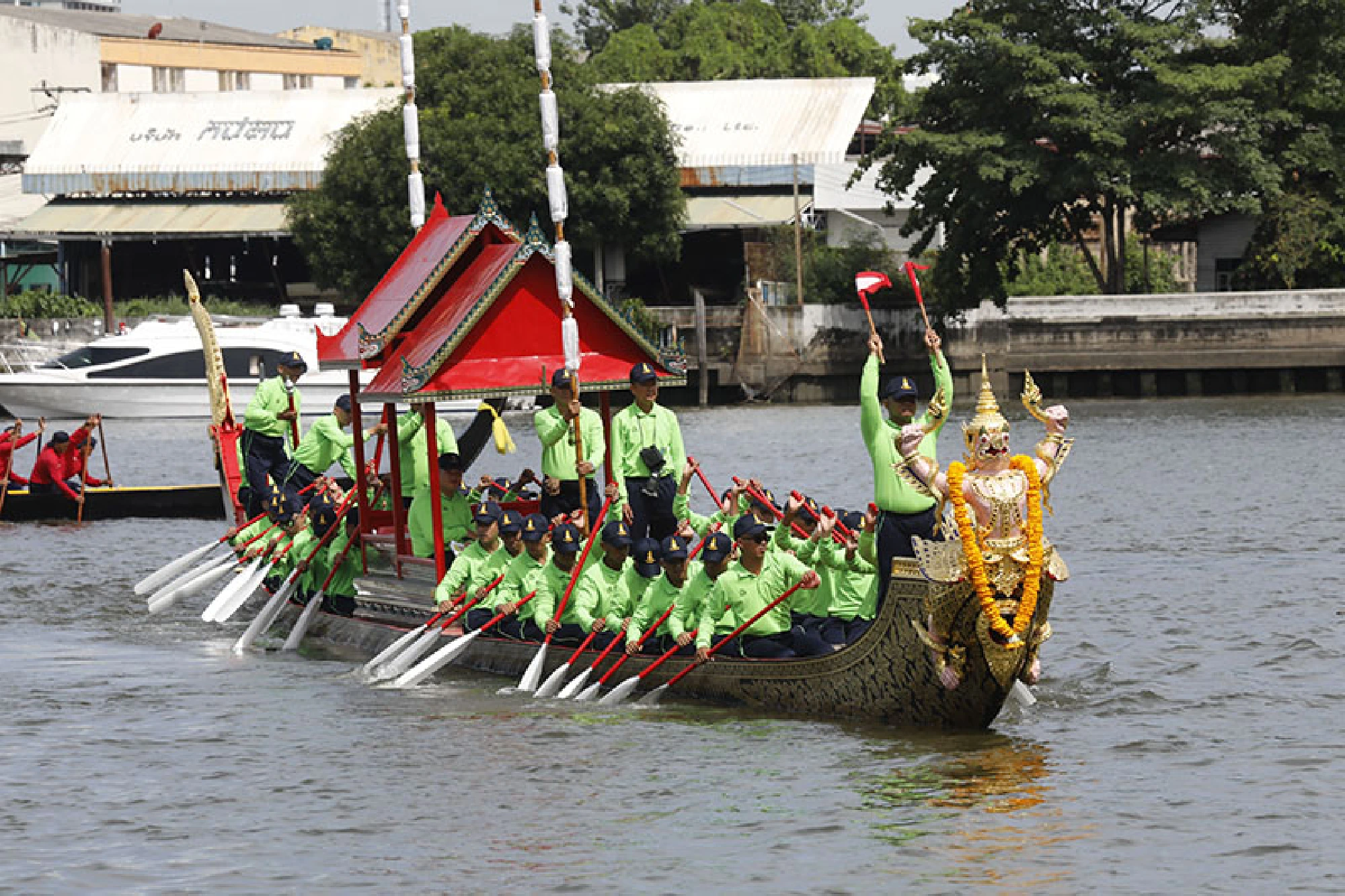 Rehearsals continue for magnificent Royal Barge procession