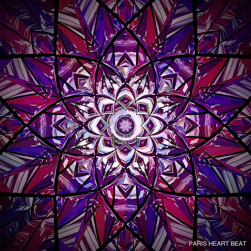 A rose window inside the design Paris Heart Beat. [Photo/designnotredame.com]