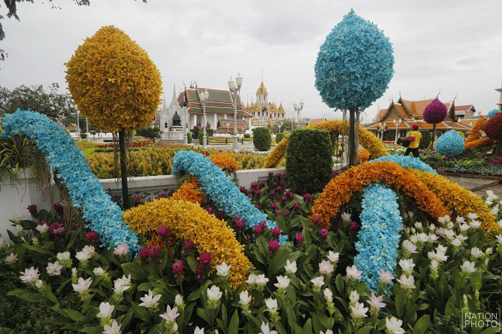 Rajdamnoen Avenue explodes in colour for Queen Mother’s birthday