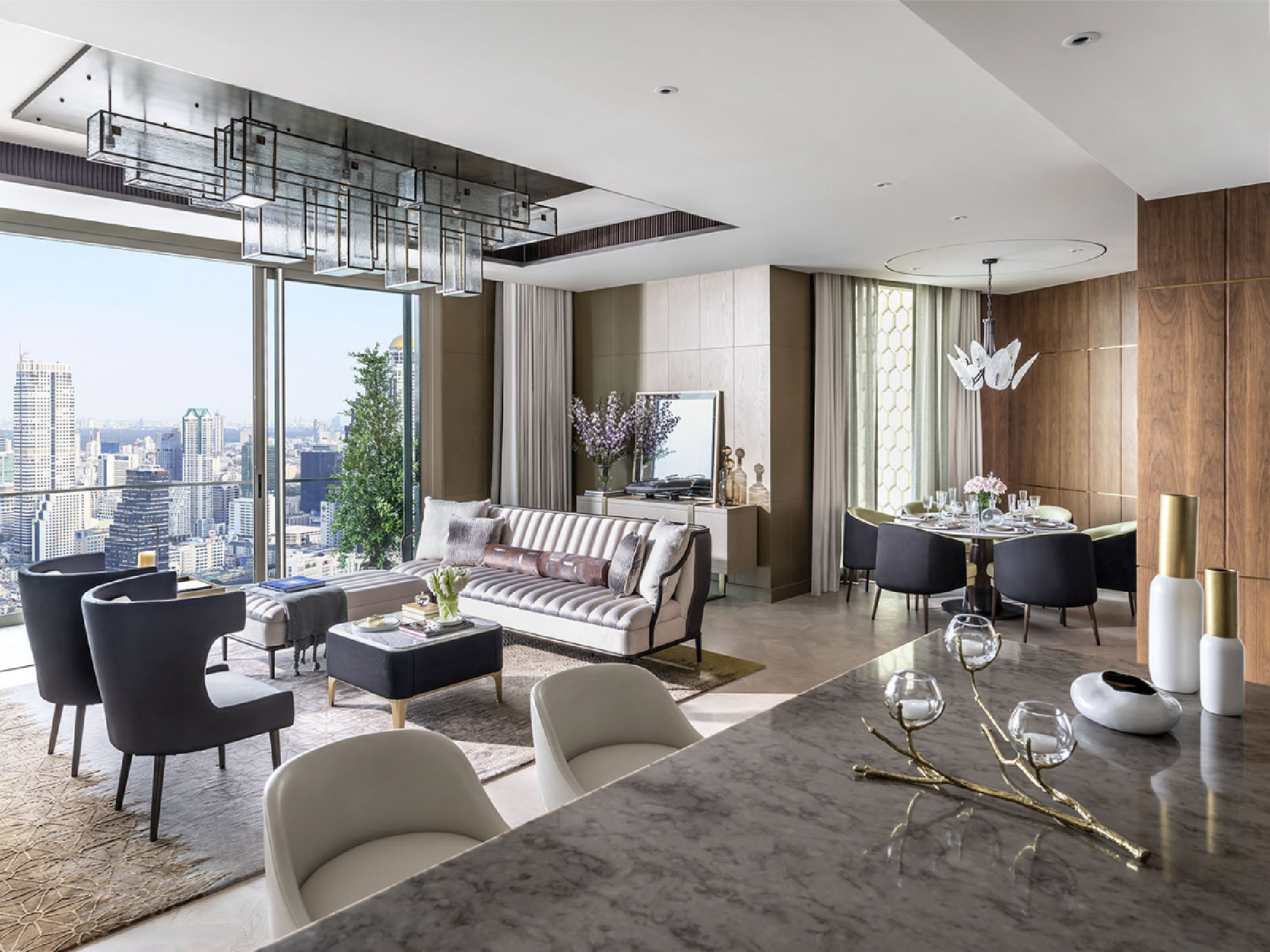 Interior design of The ICONSIAM Residence 