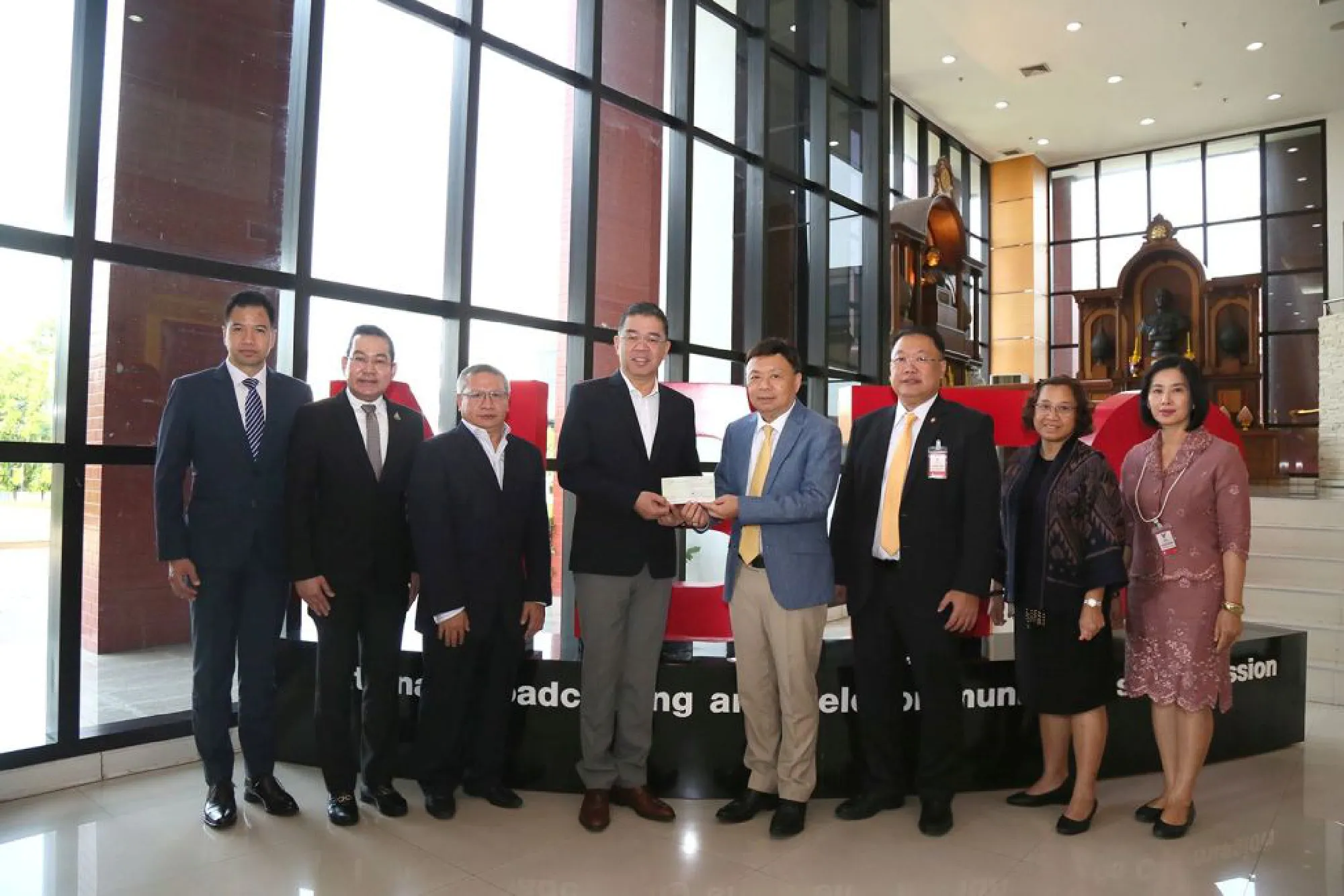 NBTC hands out refund cheques to 3 digital broadcasters