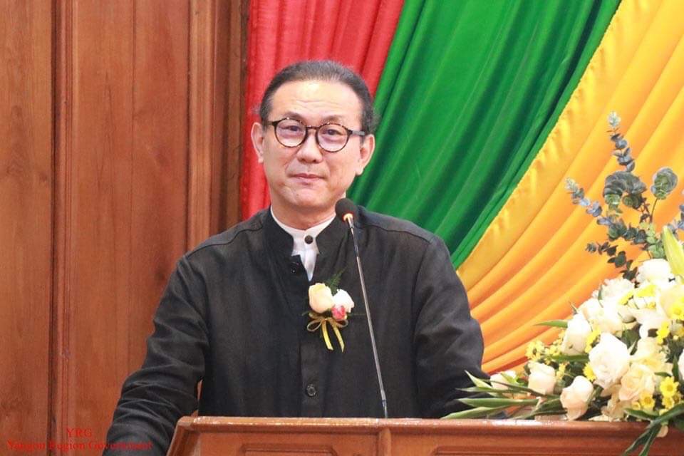 Vikrom Kromadit, chairman of Amata Corporation Pcl (Photo coutesy of Yangon Region Government)