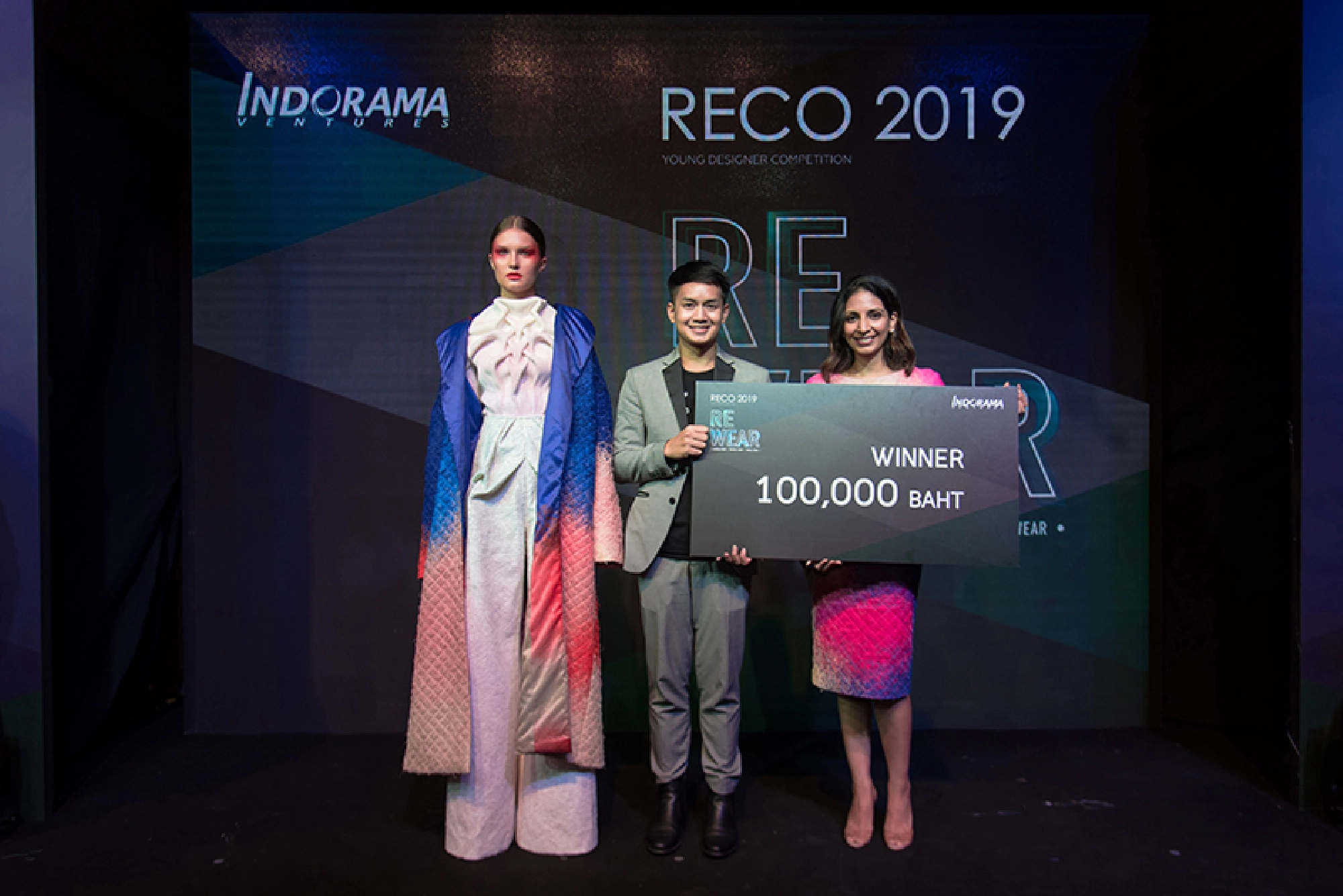 Talented designer draws on creatures caught in fishing nets for his prize-winning collection 