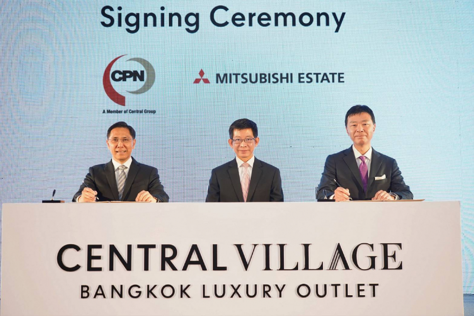 CPN, Mitsubishi Estate sign JV to make Central Village SE Asia’s top luxury outlet