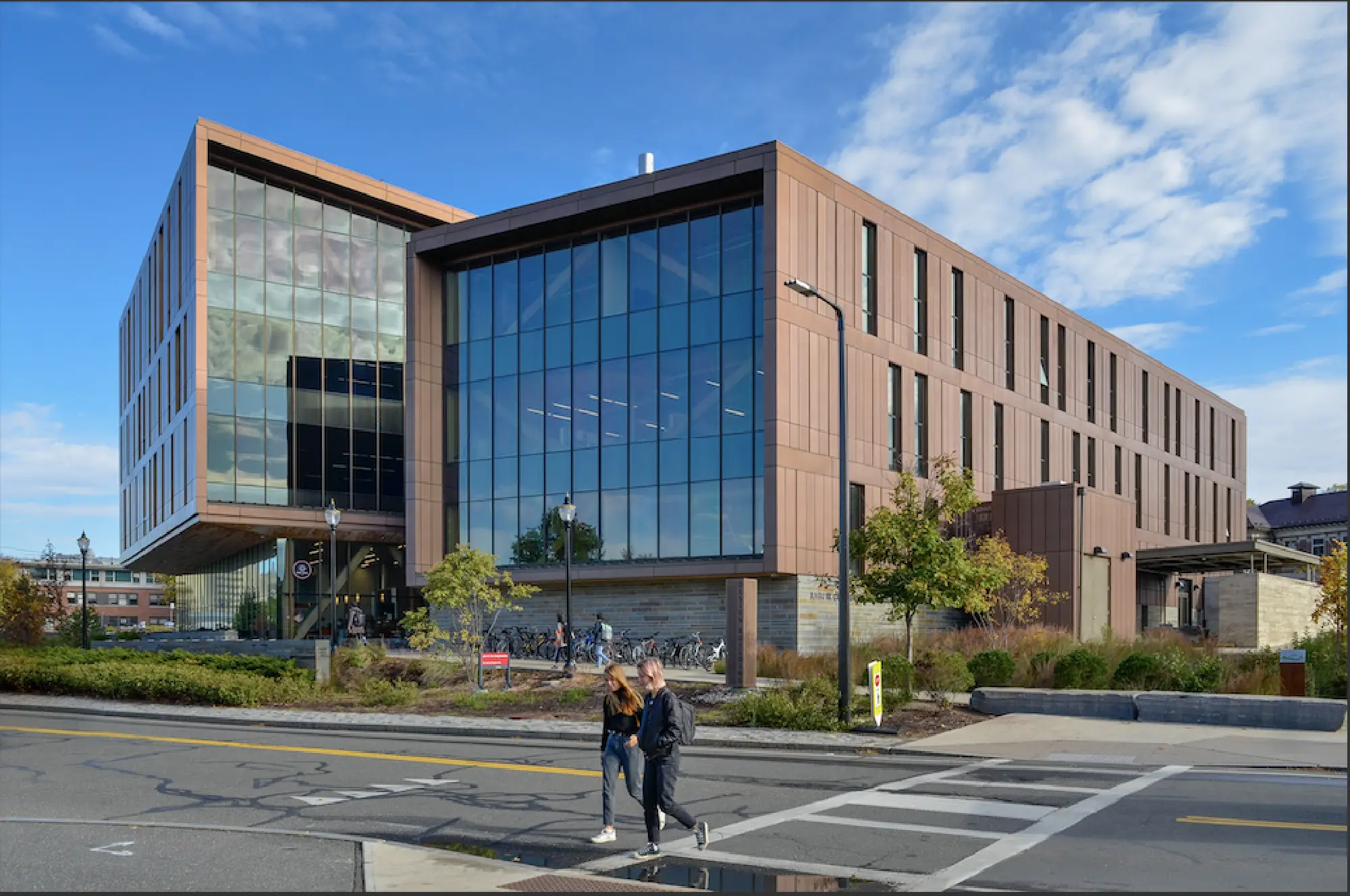When completed in 2017, the design building was the country's largest academic structure made of mass timber. MUST CREDIT: UMASS photo by Alex Schreyer
