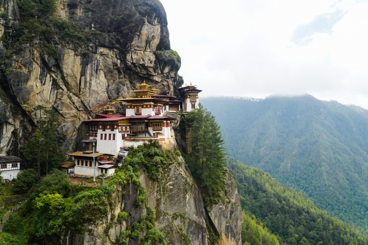 Tiger's Nest Monastery, arguably Bhutan's most iconic attraction, is built on a cliff and takes a two-to-four-hour trek to get to. ST PHOTO: CLARA LOCK