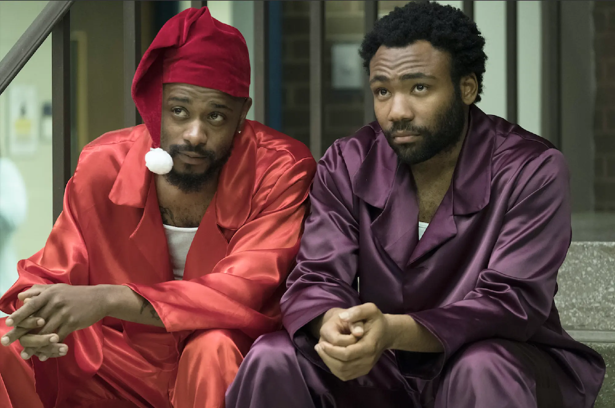 Lakeith Stanfield and Donald Glover in "Atlanta." MUST CREDIT: Guy D'Alema/FX
