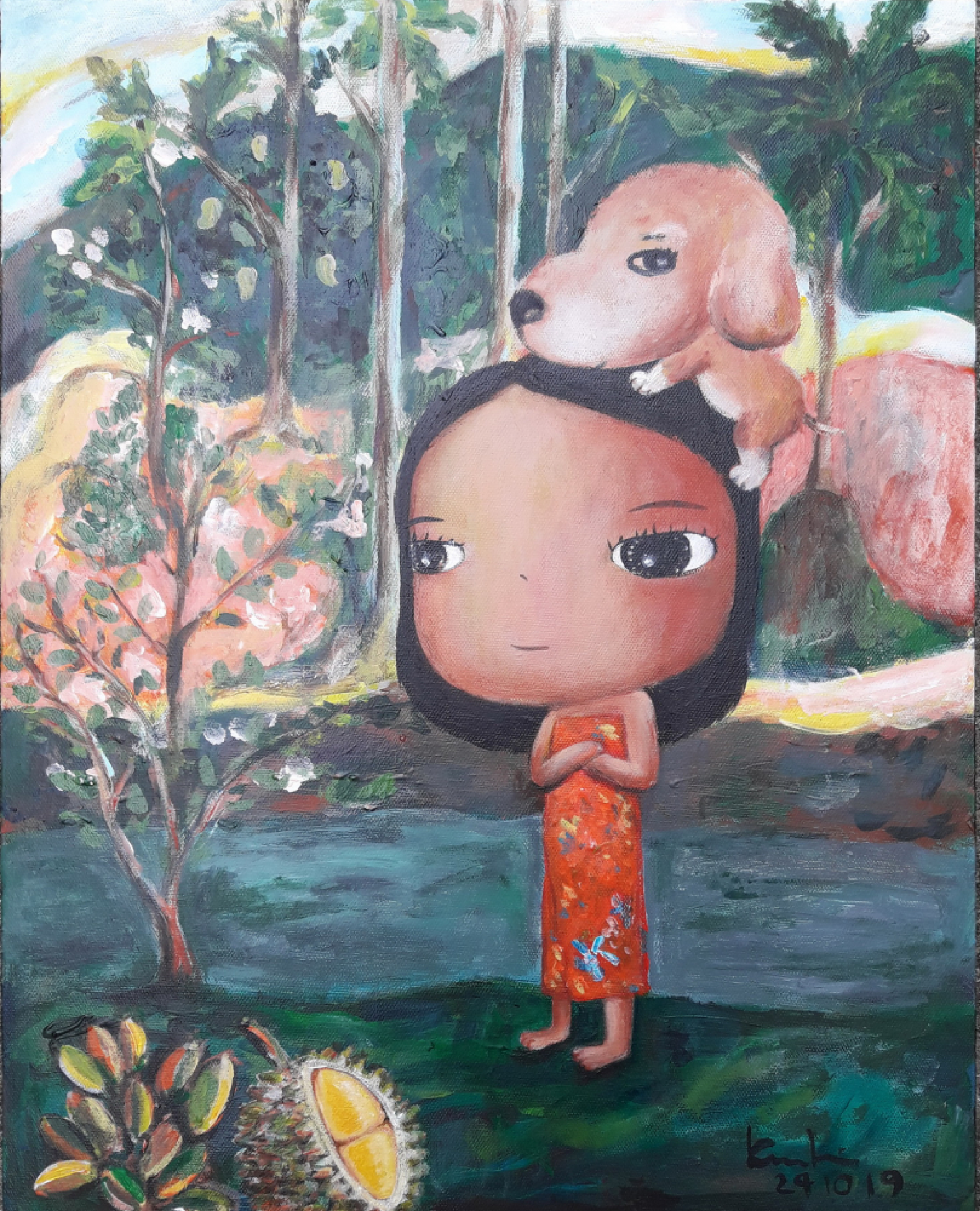 Kingtun’s Big-head girl to raise money for cancer ‘Again’